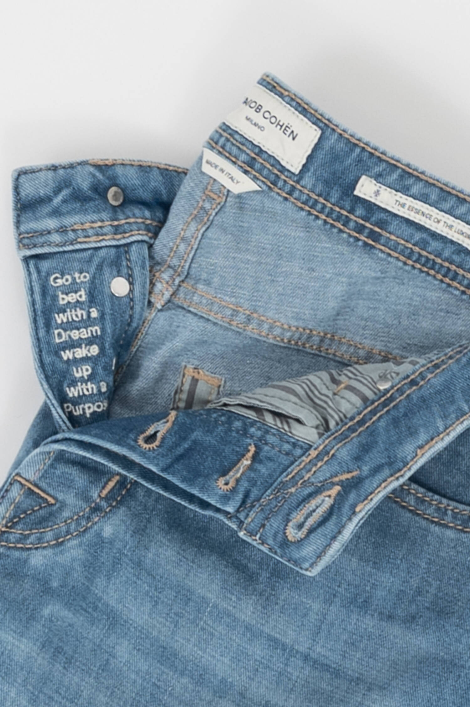 Slim Fit Jeans BARD in Light Vintageblau