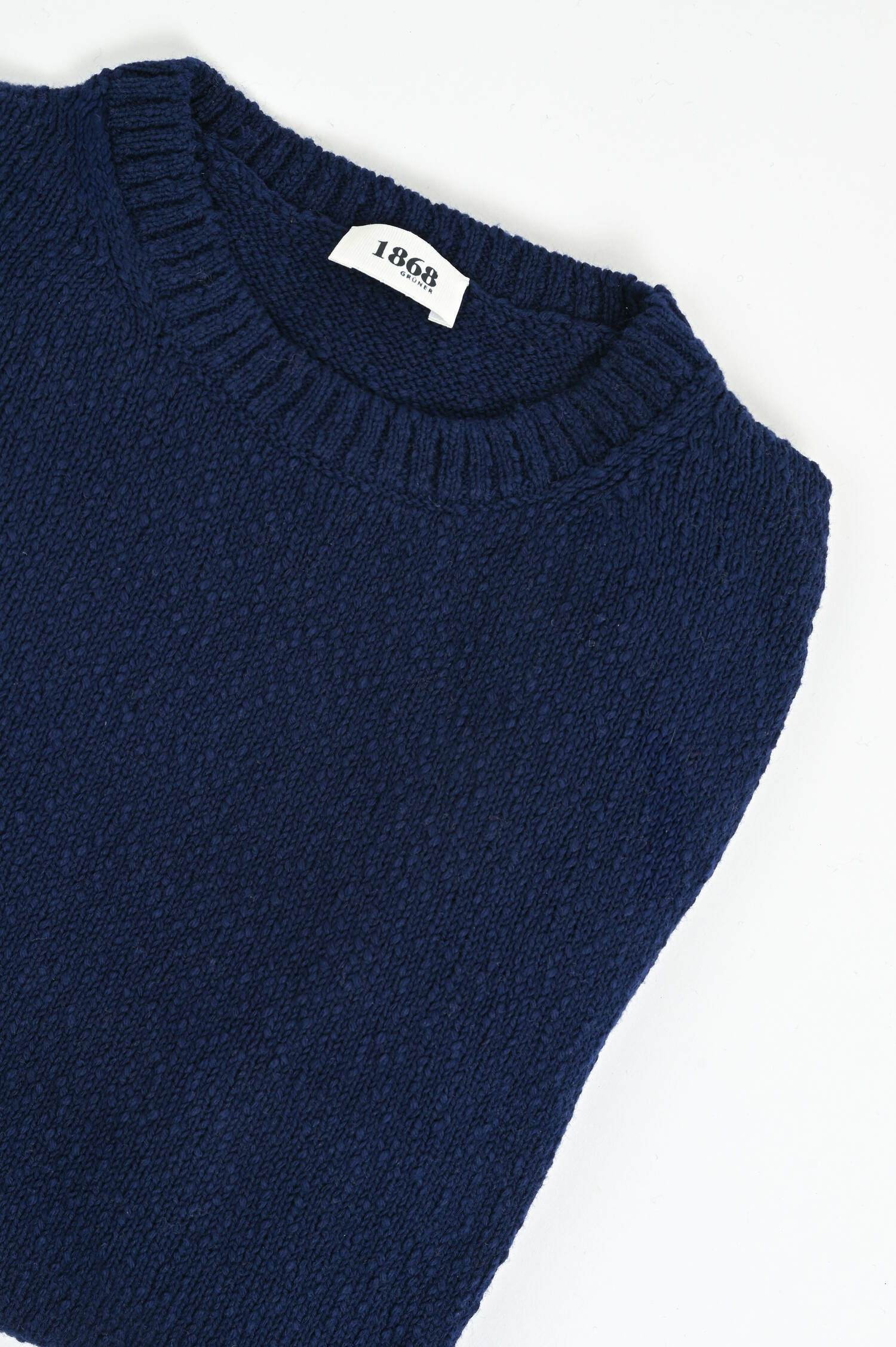 Pullover aus Baumwolle in Marine Pullover aus Baumwolle in Marine