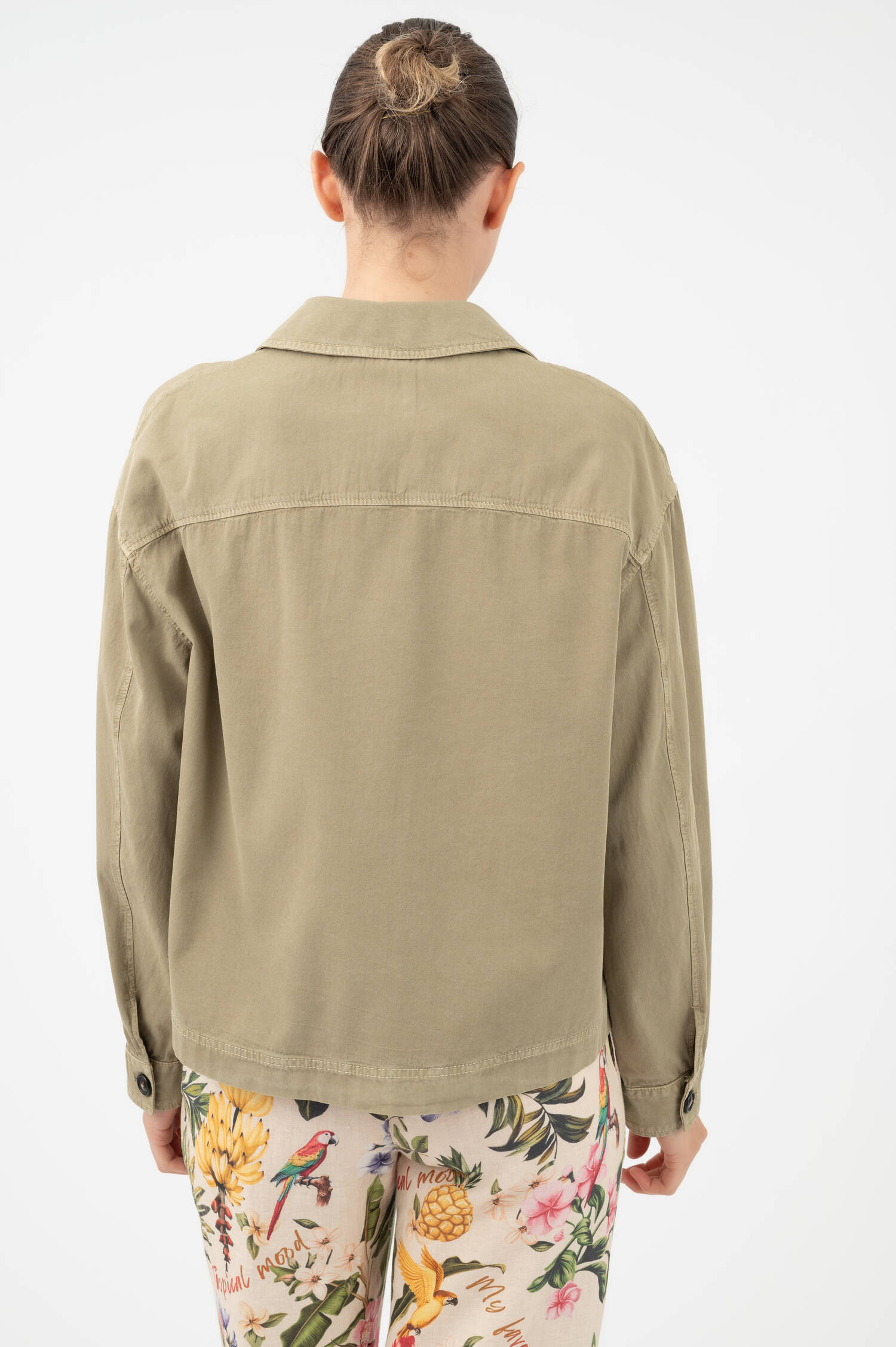 Hemdjacke in Oliv