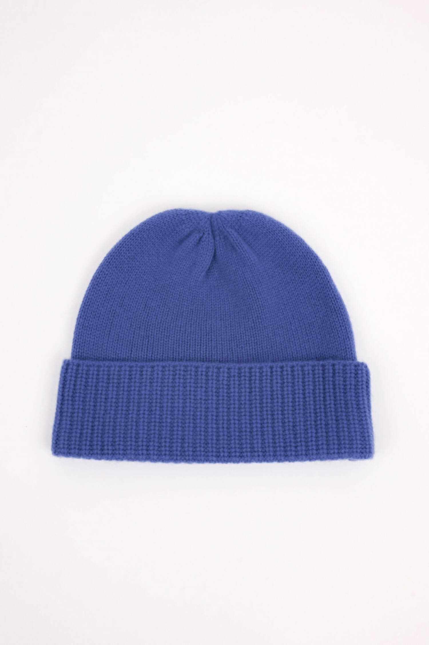 Cashmere Mütze in Brilliantblau