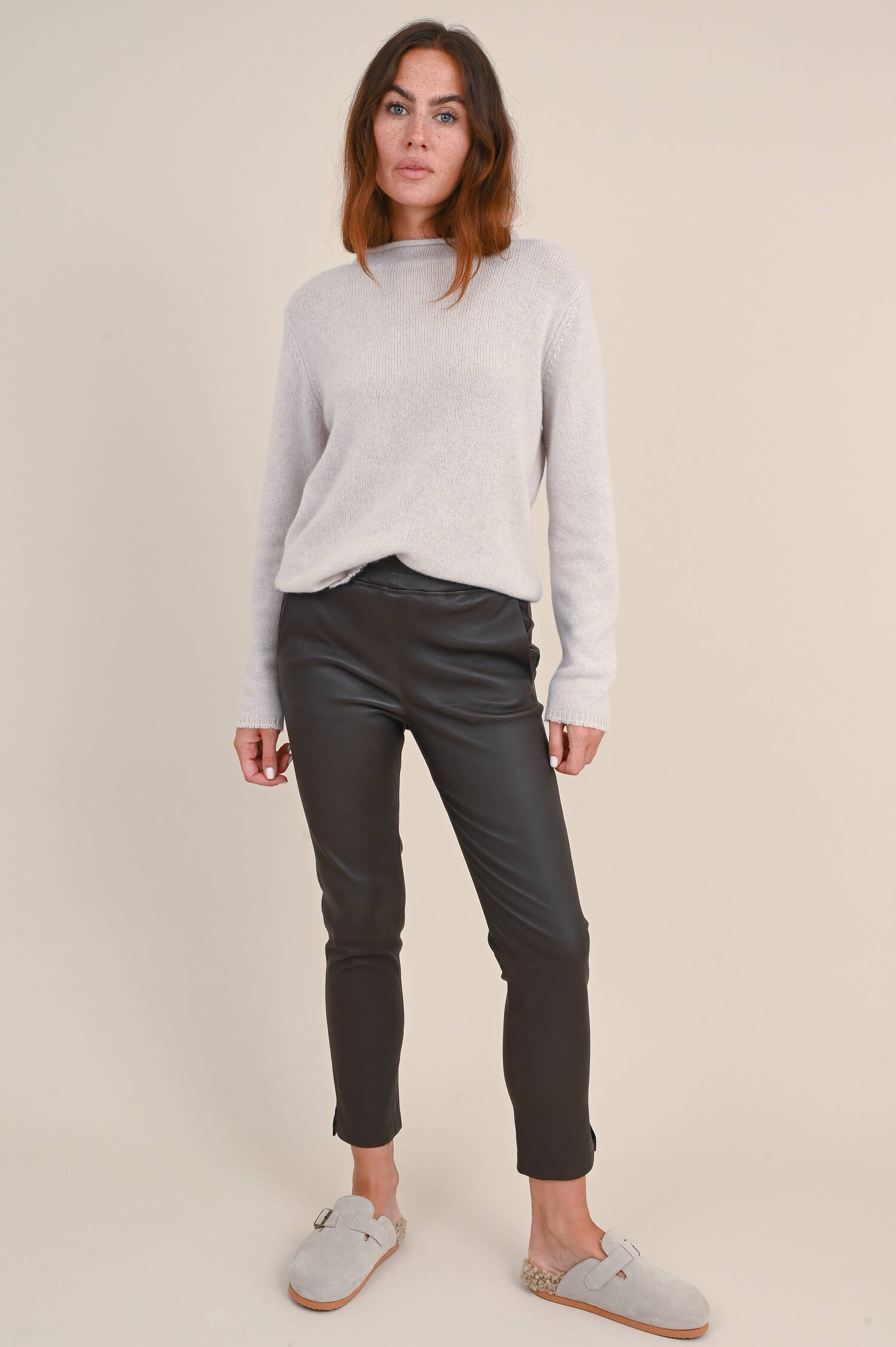 Lederhose PROVENCE STRETCH PLONGE in Dunkelgrün