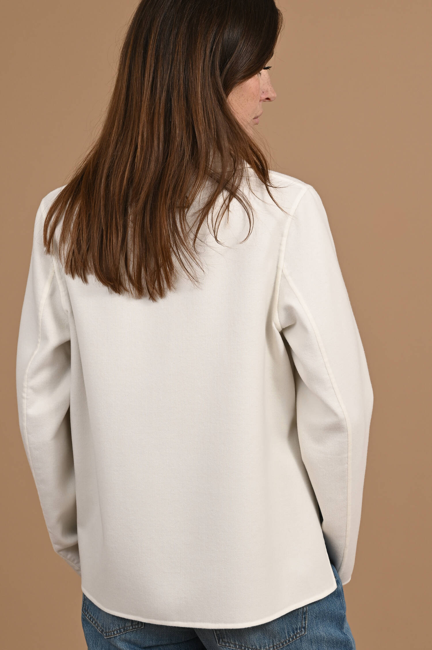 Wollmix Blazer in Beige