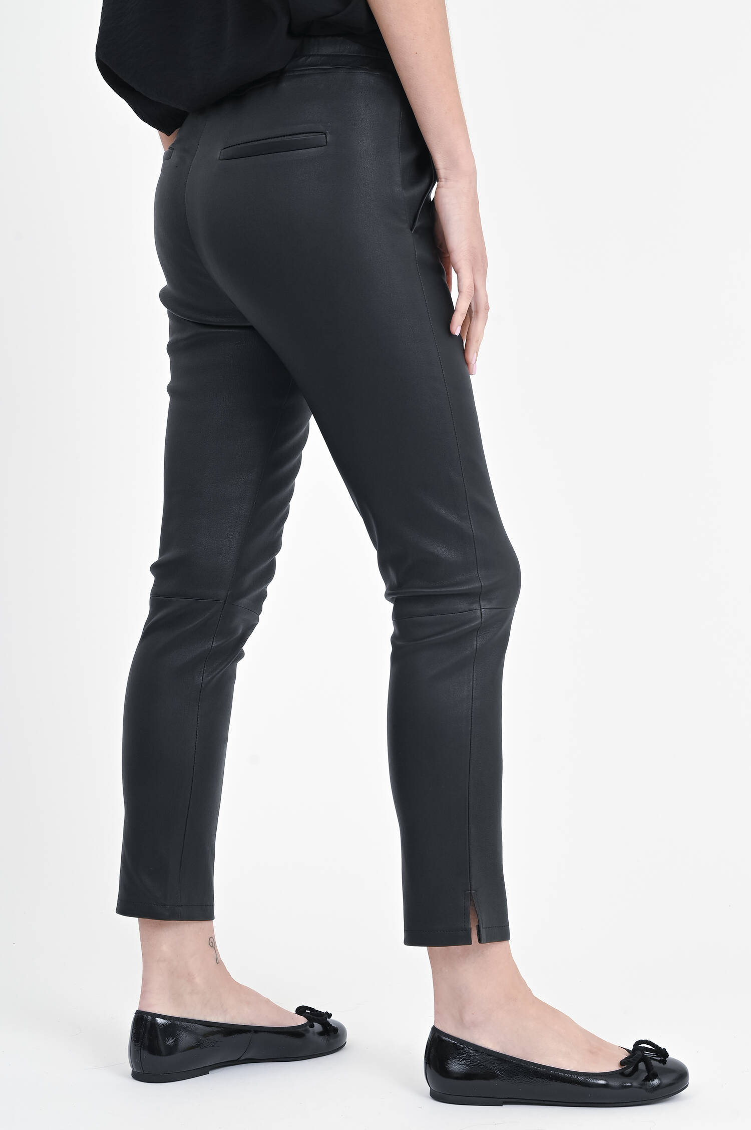 Lederhose PROVENCE STRETCH PLONGE in Schwarz Lederhose PROVENCE STRETCH PLONGE in Schwarz