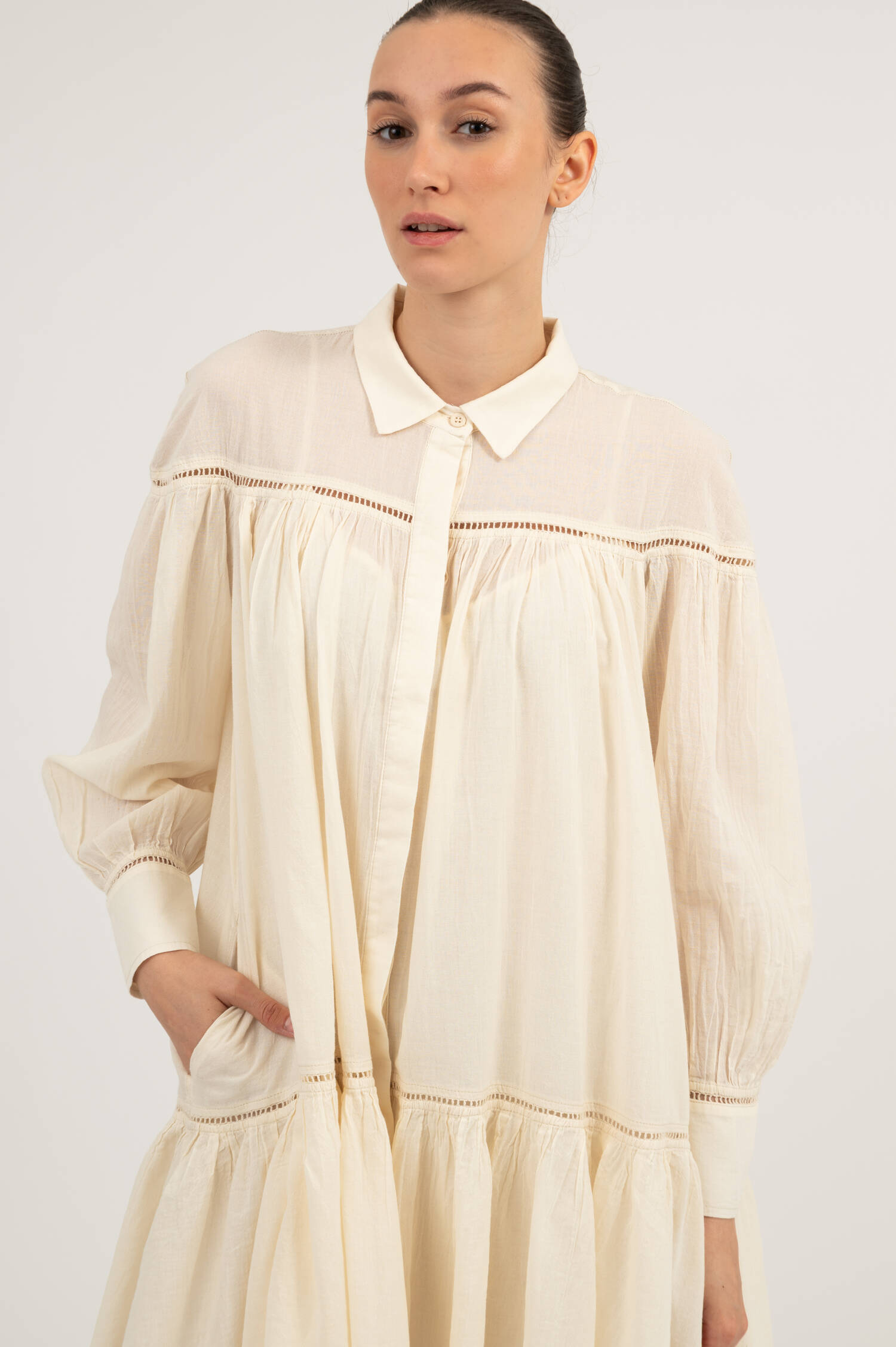 Boho Kleid SAIL in Natur