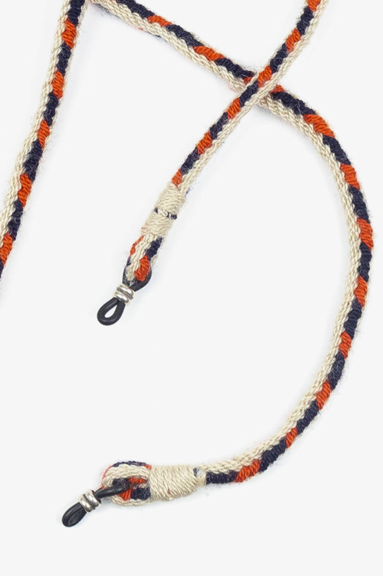 Brillenband in Beige/Navy/Orange Brillenband in Beige/Navy/Orange