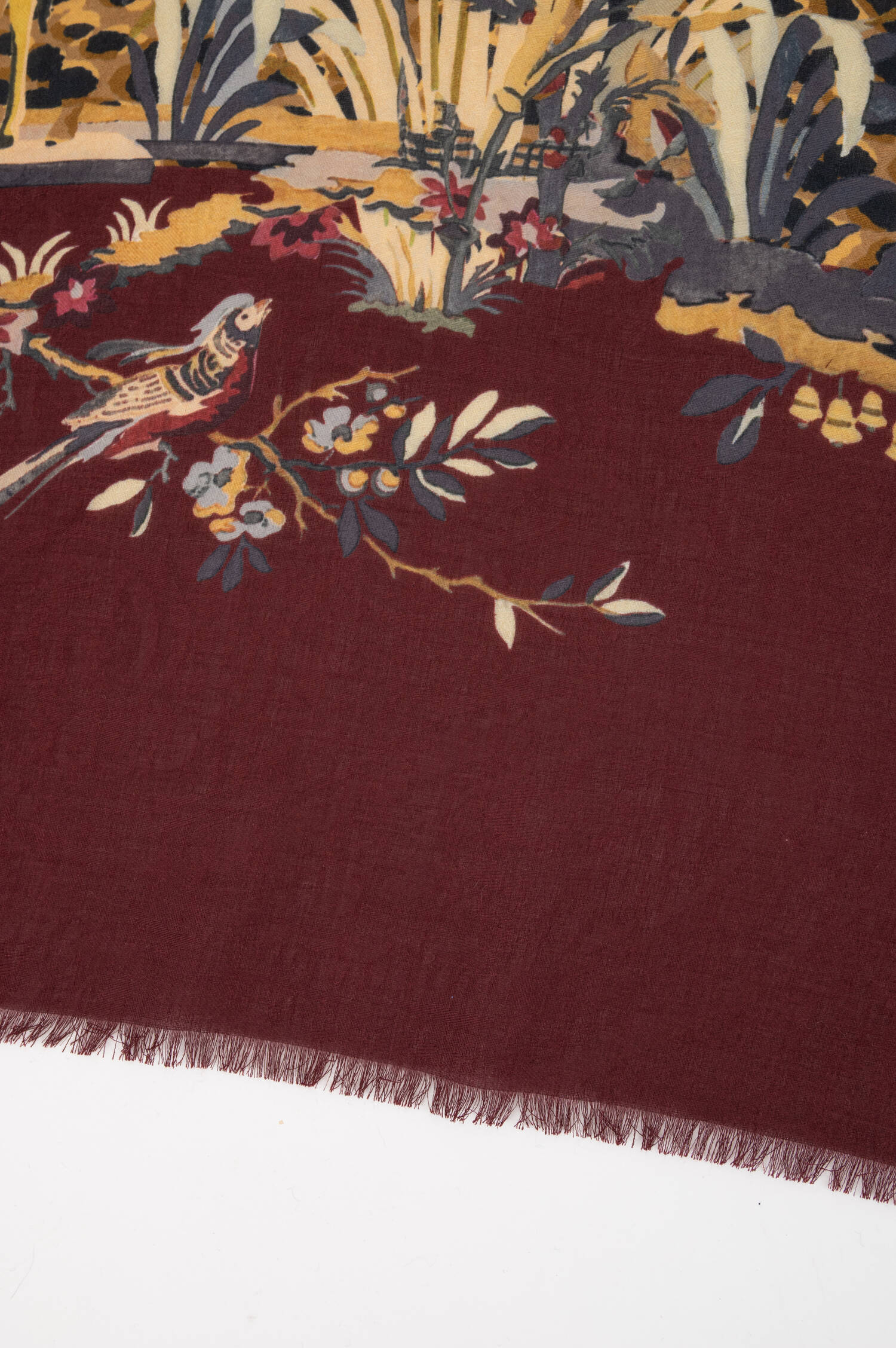 Jacquard Tuch in Burgund Jacquard Tuch in Burgund