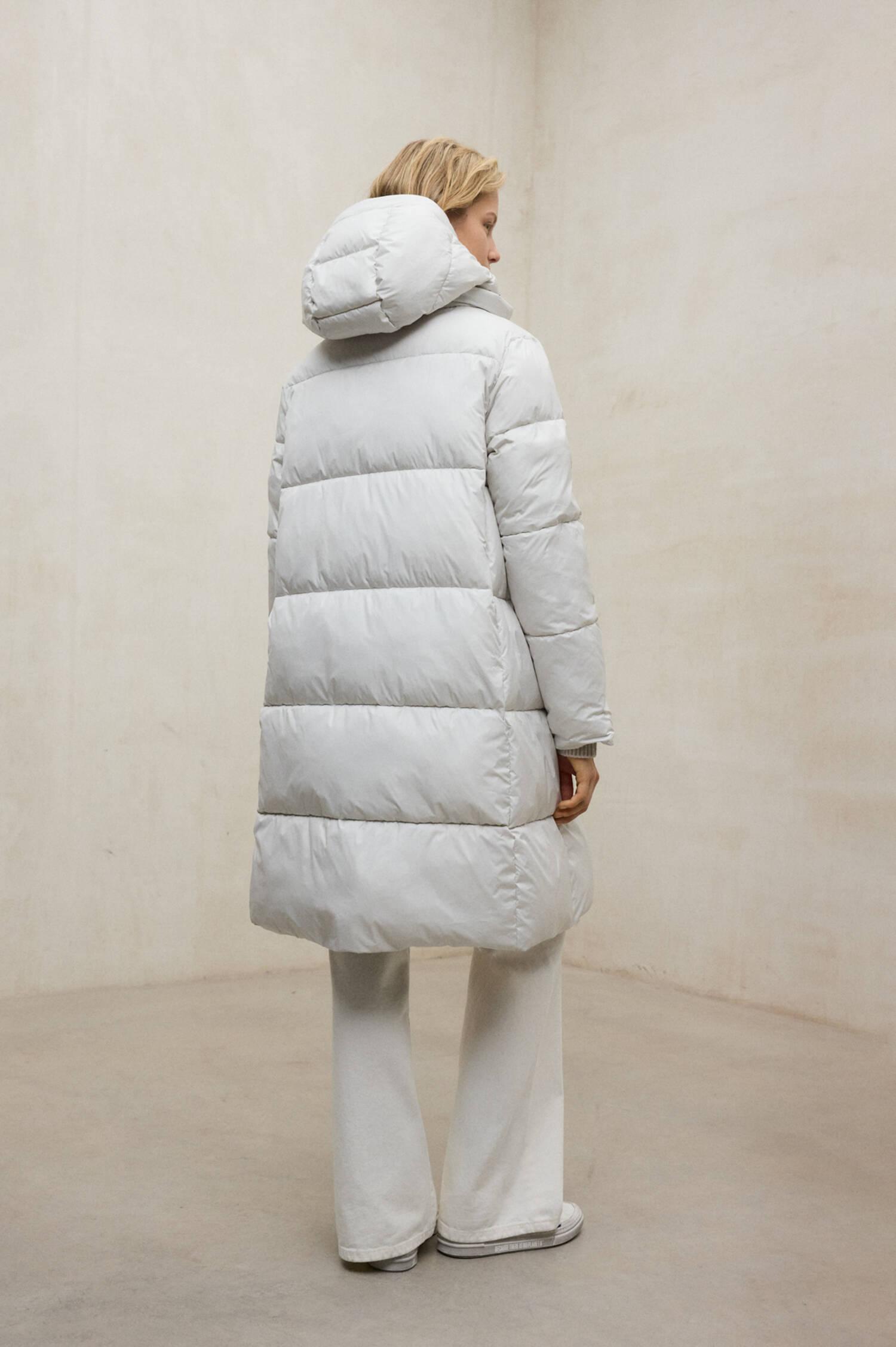 Wendemantel BARU in Weiß/Beige