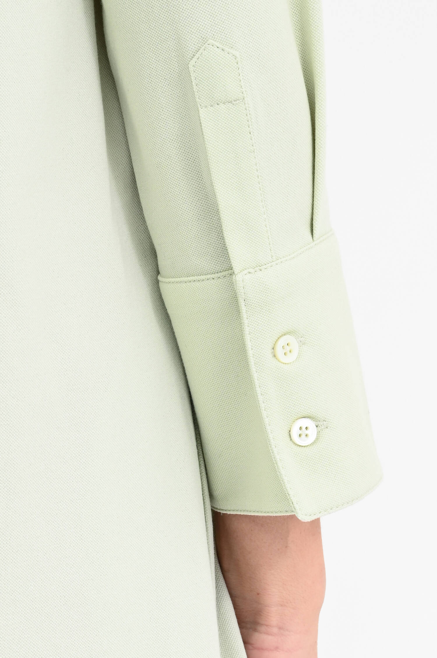 Polokleid mit aufgesetzter Tasche in Powder Green Polokleid mit aufgesetzter Tasche in Powder Green