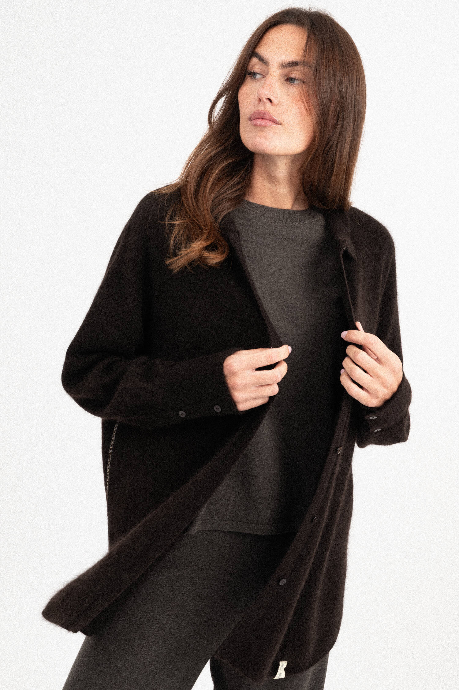 Strickhemd aus Cashmere in Braun Strickhemd aus Cashmere in Braun