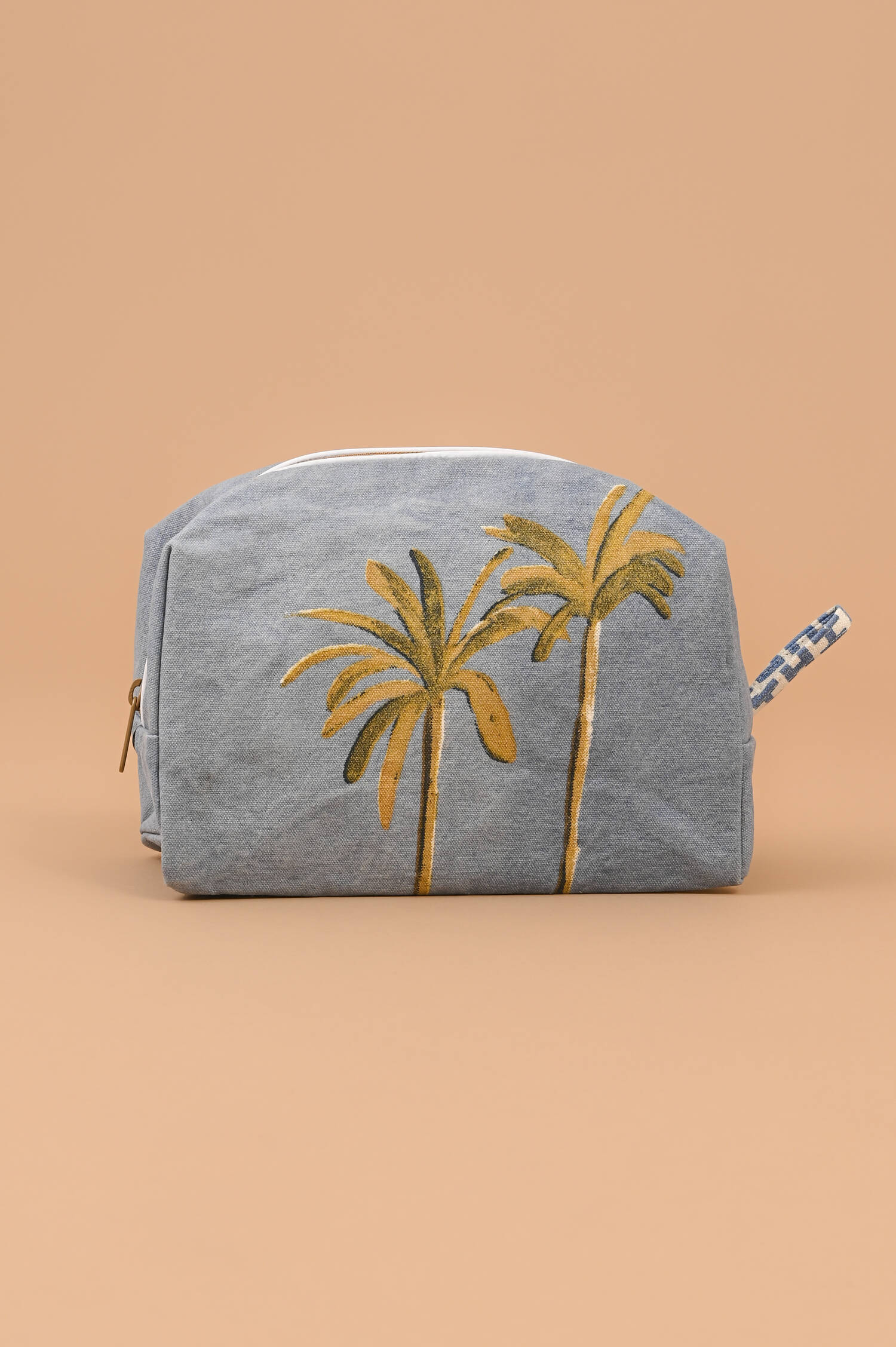 Necessaire in Palm Blue