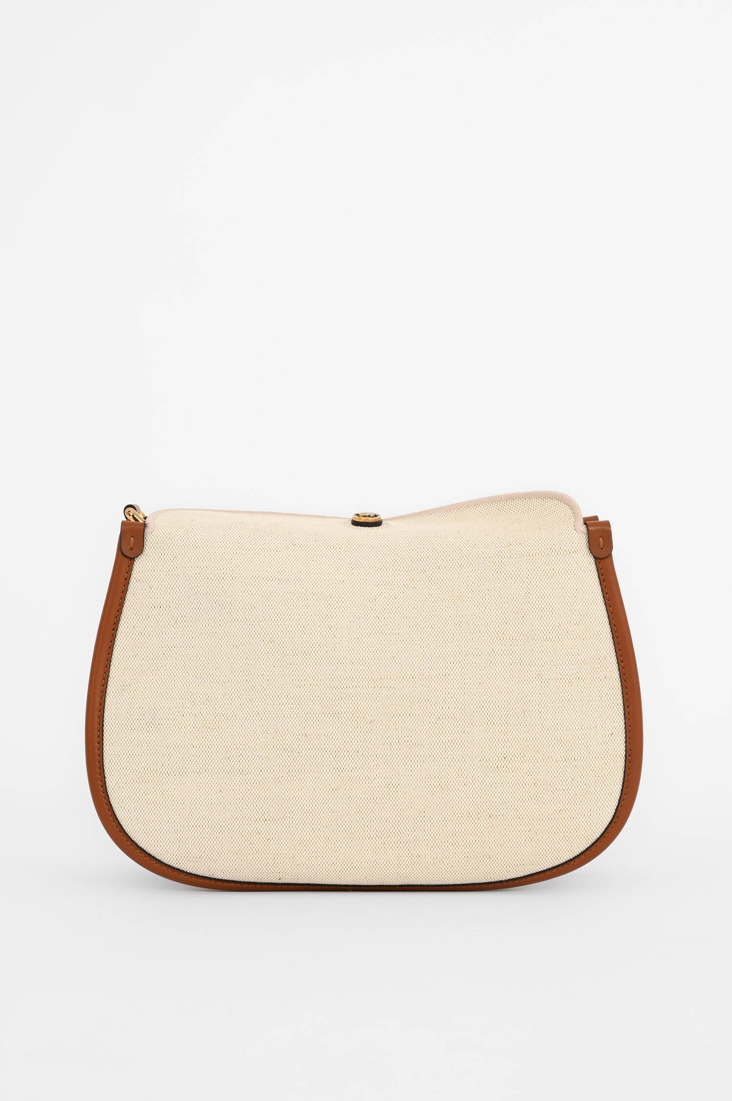 Tasche Leather Crossbody aus Canvas in Natur
