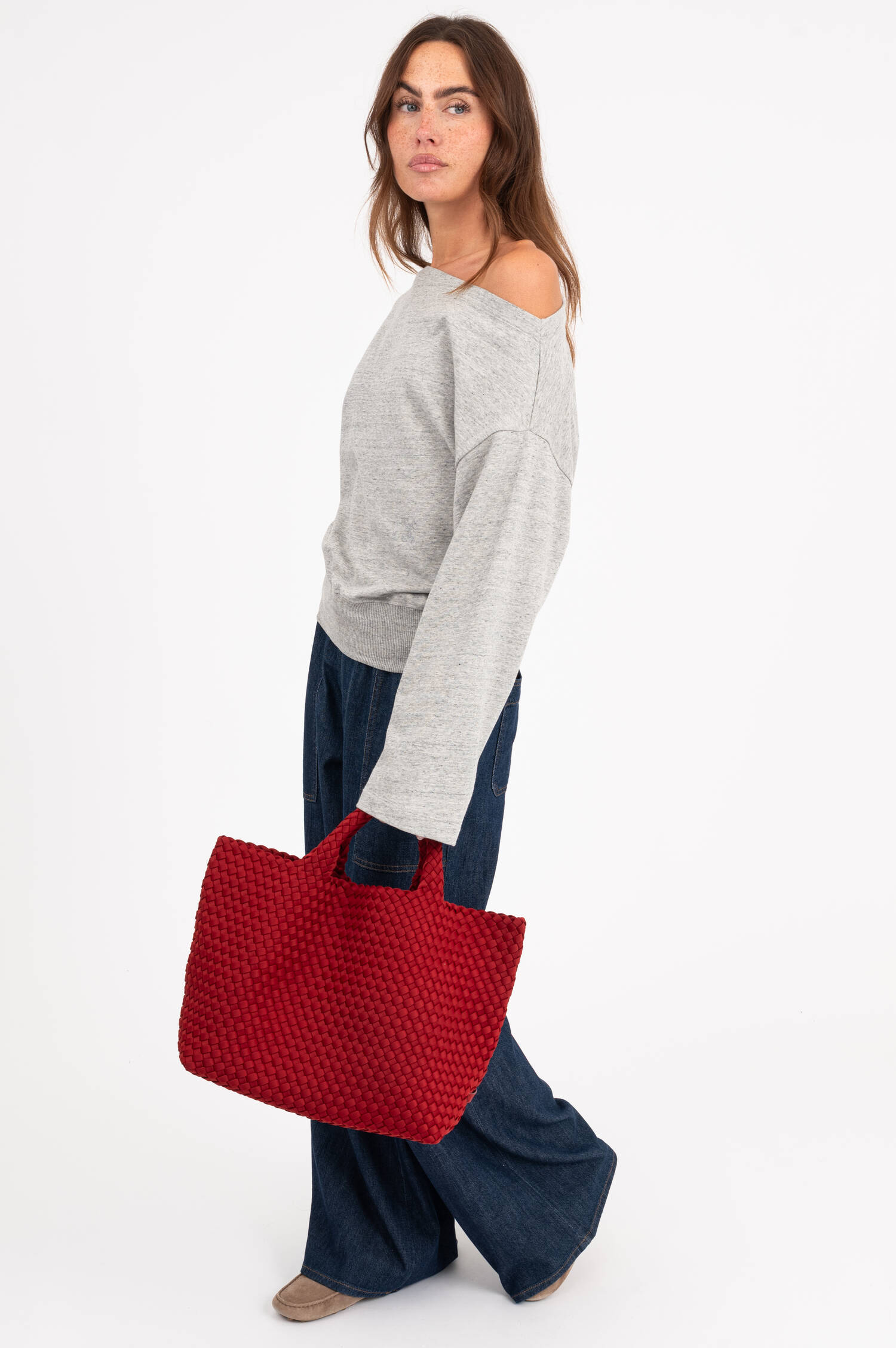 Shopper ST.BARTH MEDIUM in Burgundy