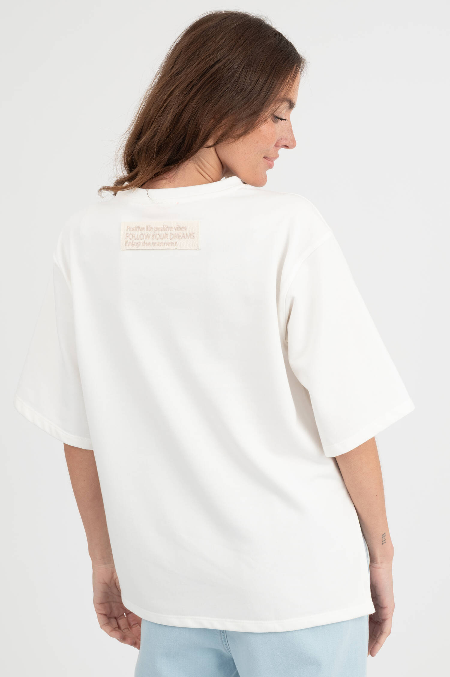 Oversize Shirt in Weiß Oversize Shirt in Weiß