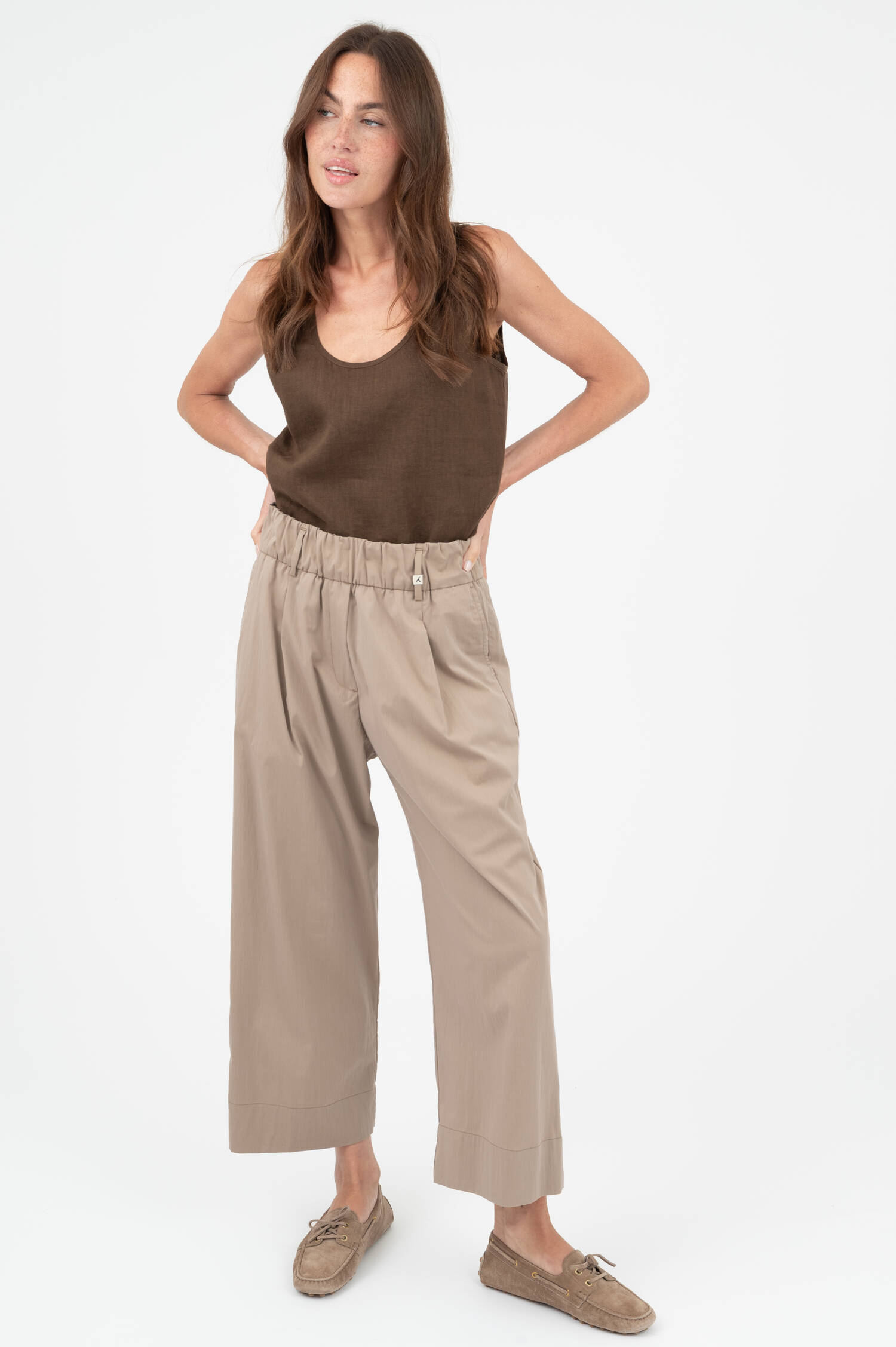 Culotte Hose LUNGO in Taupe