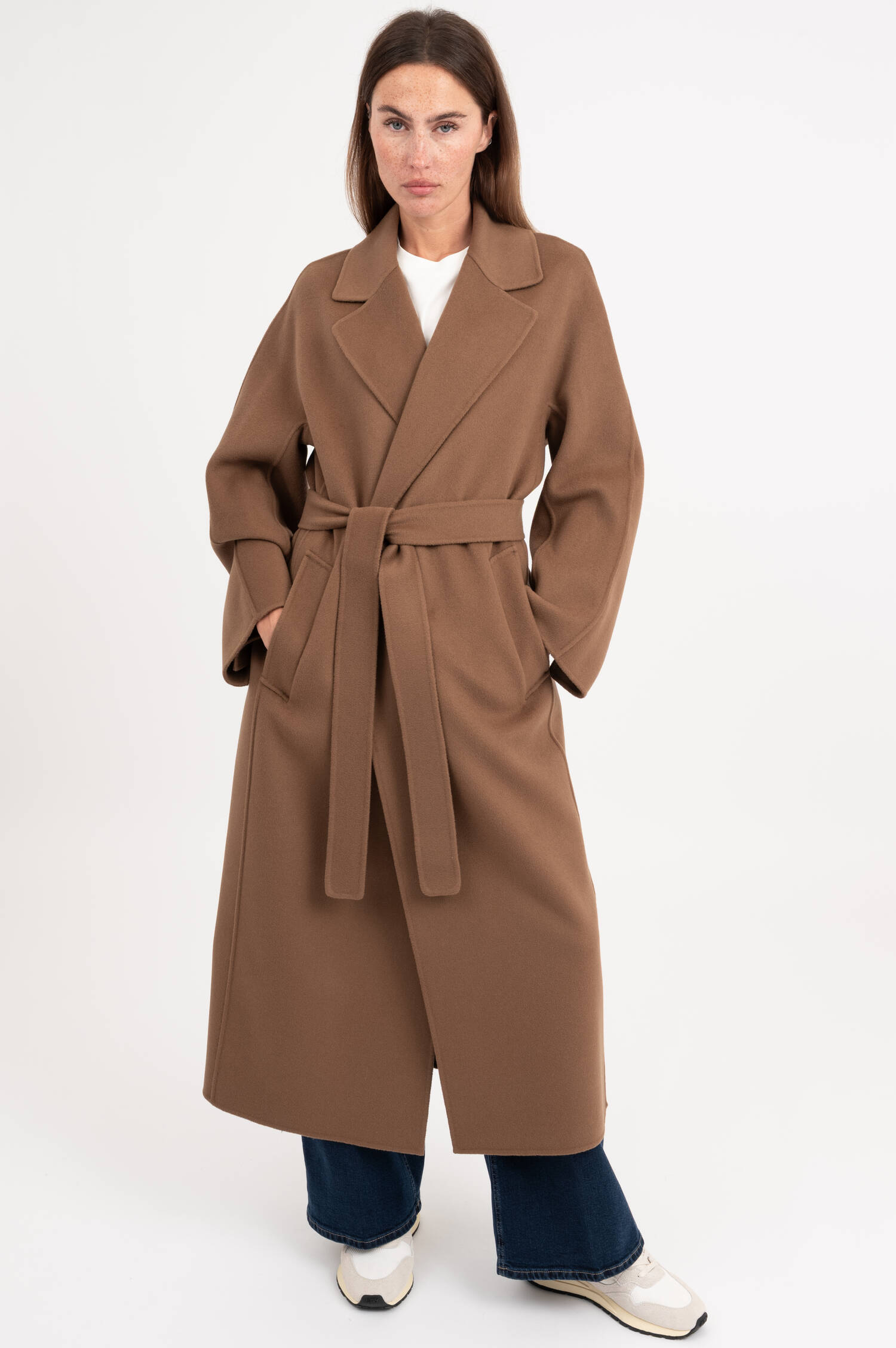 Wollmantel PENELOPE in Camel Wollmantel PENELOPE in Camel