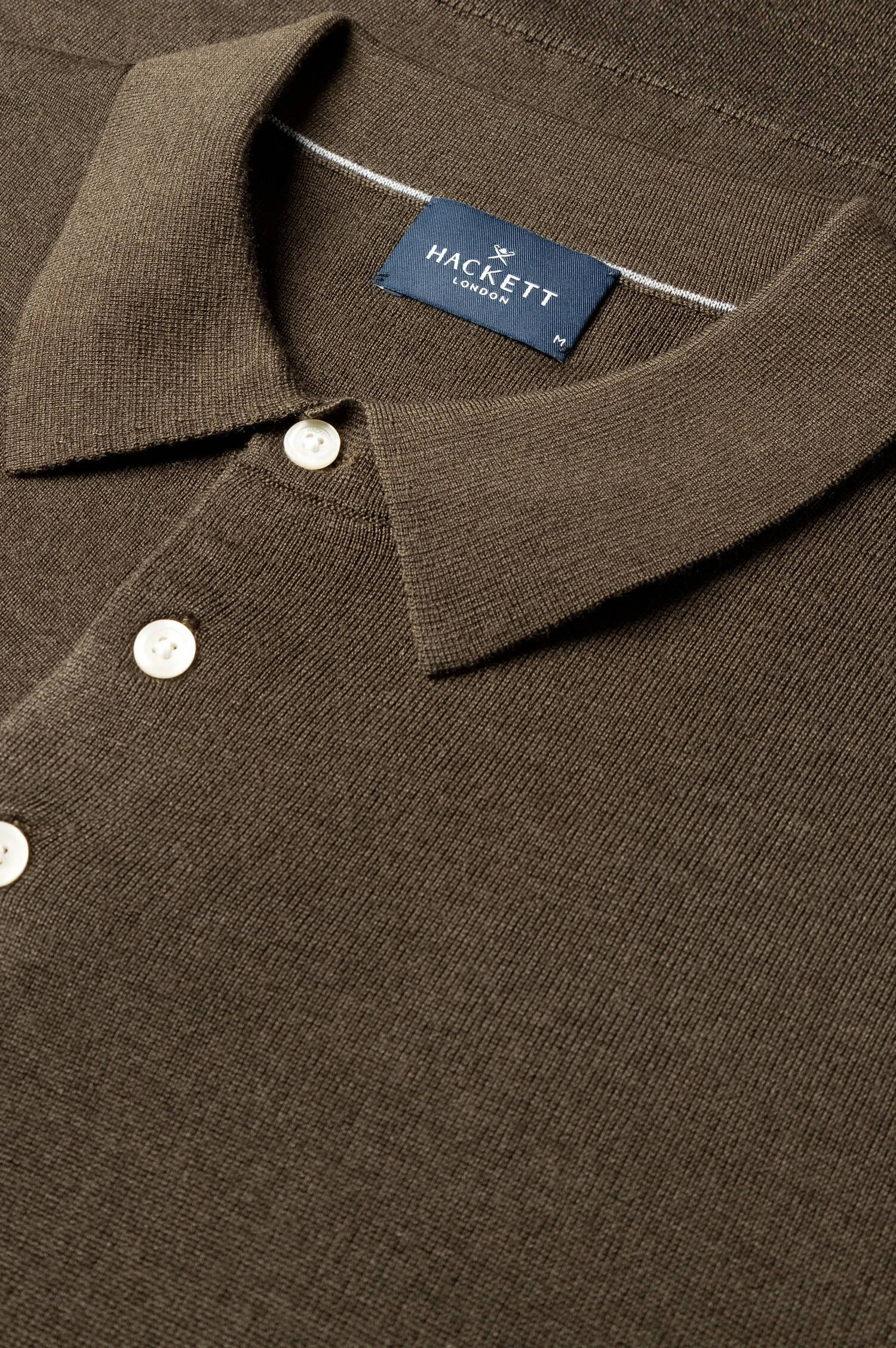 Feinstrick-Pullover in Khaki