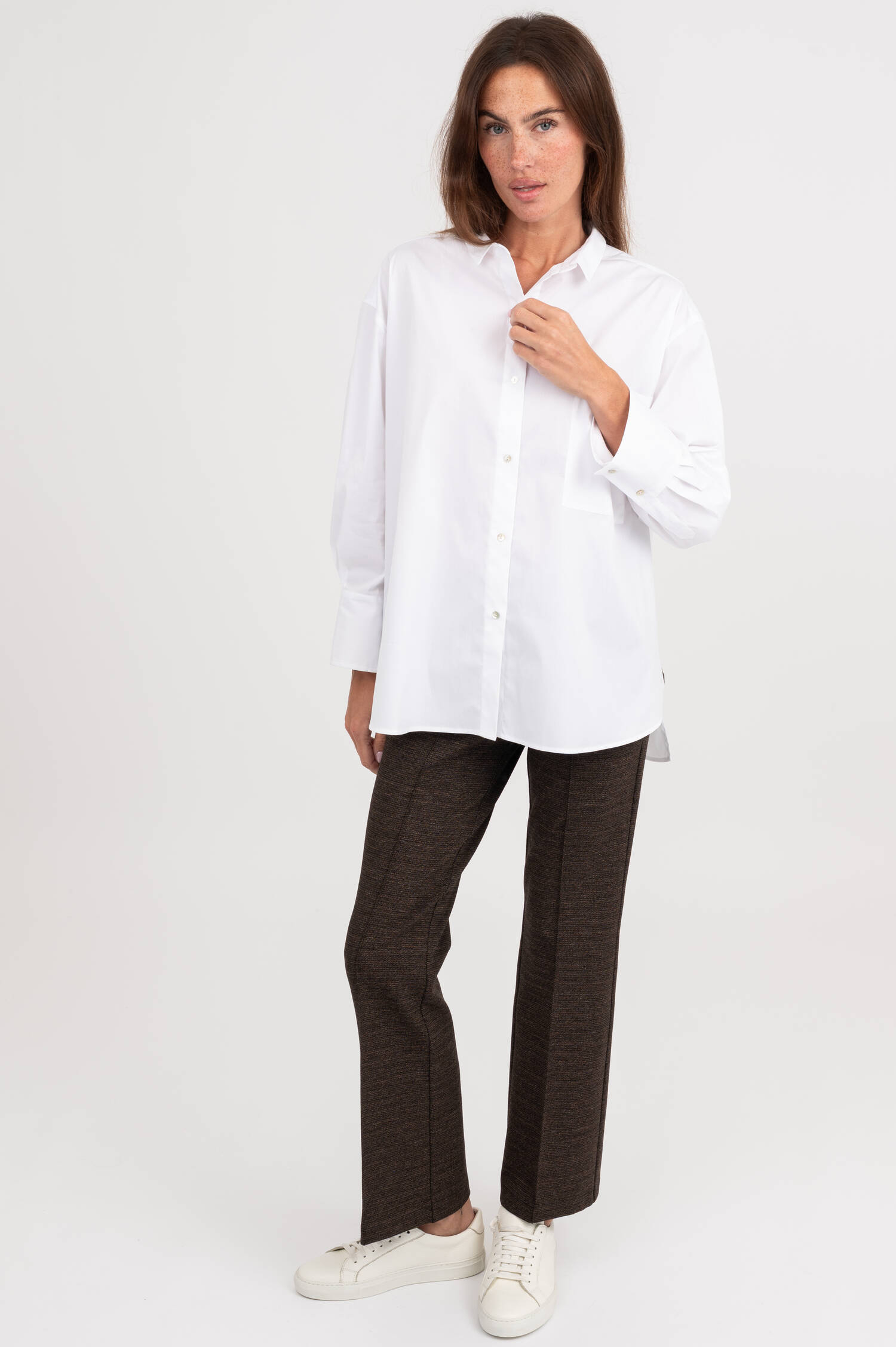 Oversize Bluse in Weiß Oversize Bluse in Weiß