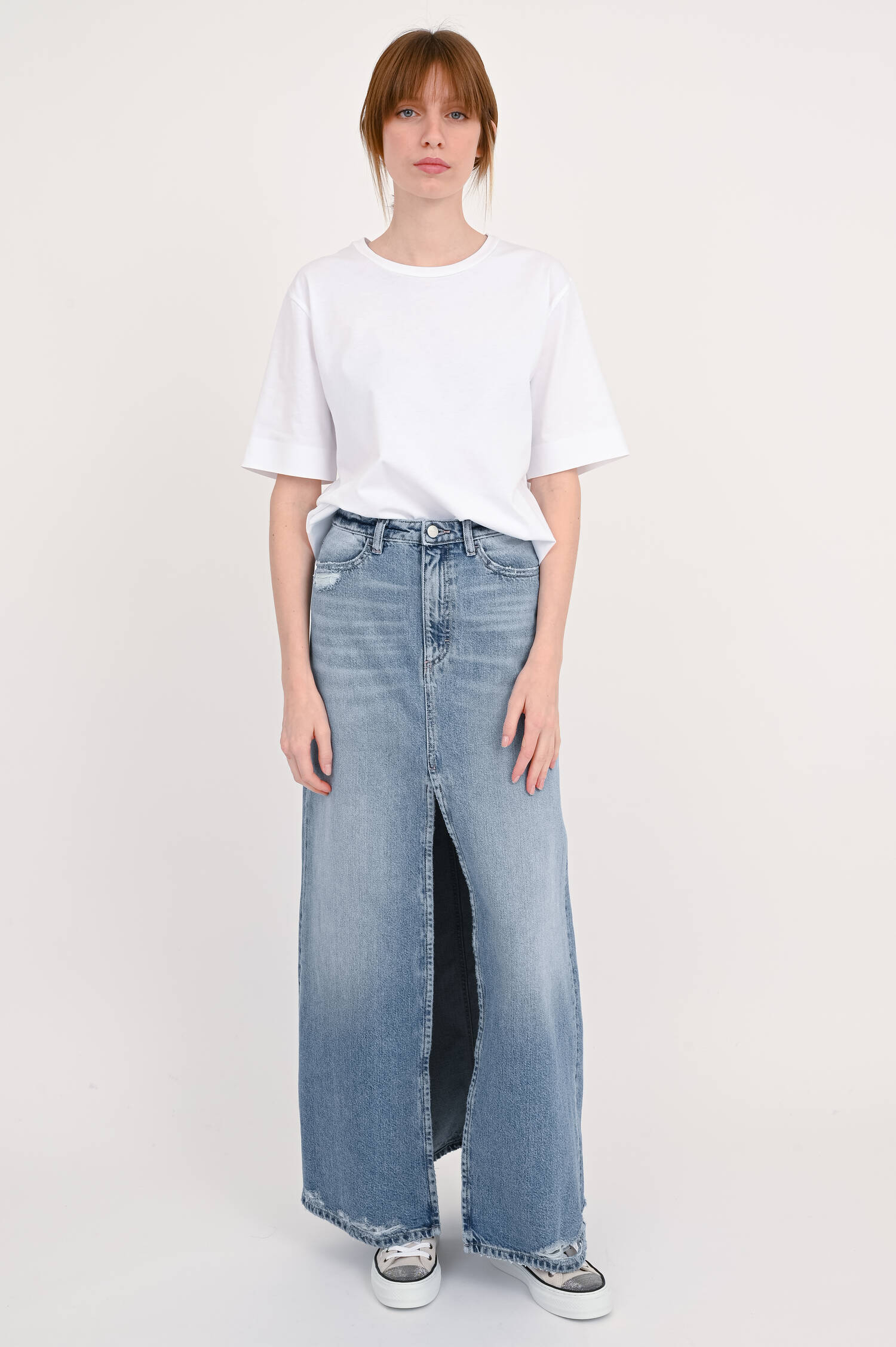 Jeansrock LARA in Hellblau