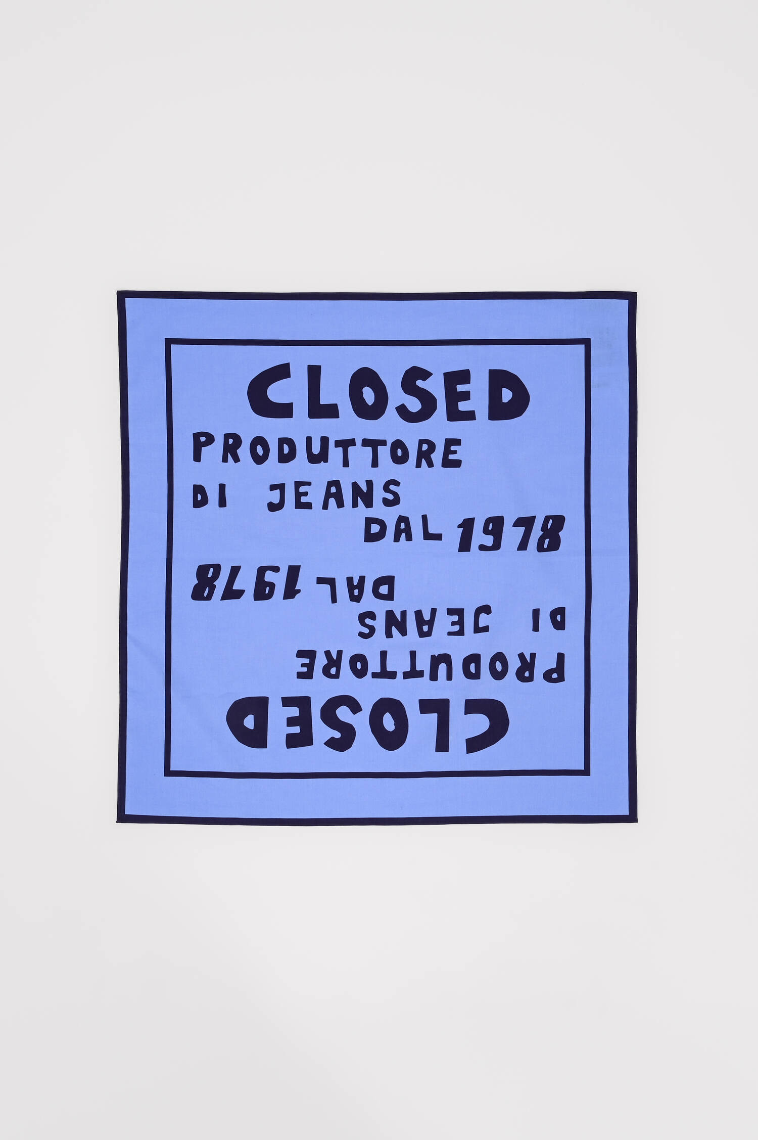 Baumwoll Bandana in Skyblue