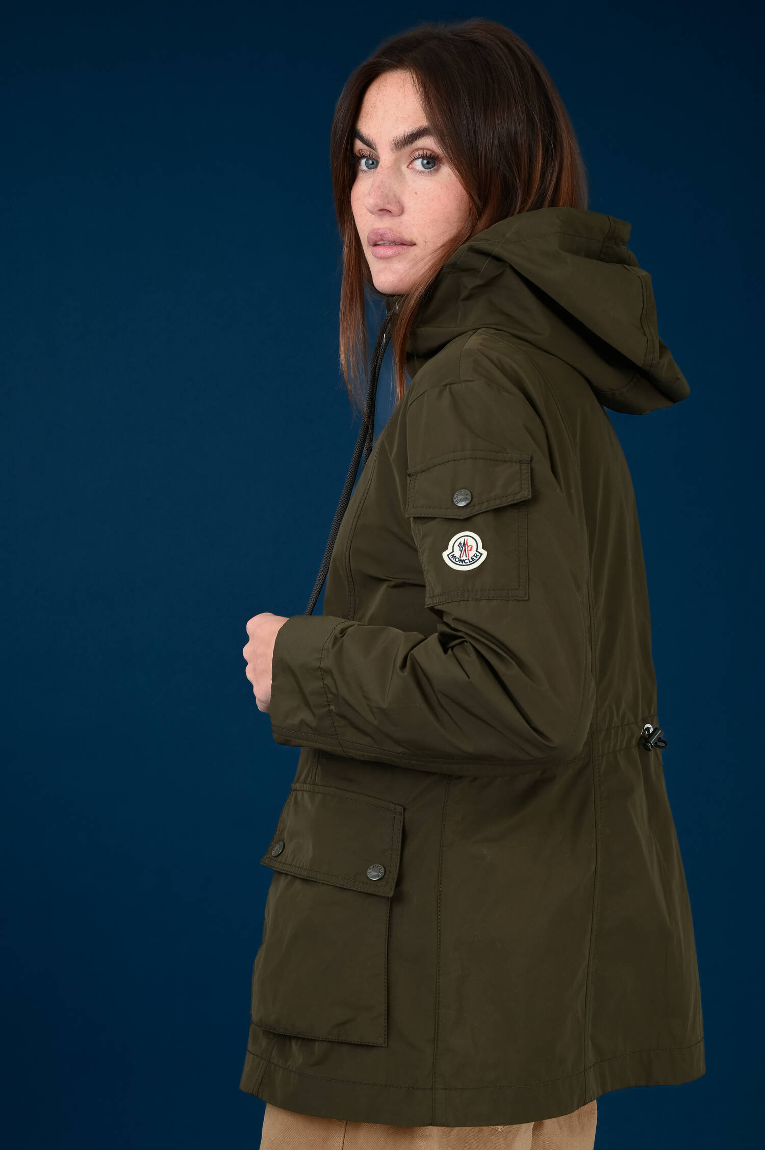 Parkajacke LEANDRO in Olivgrün