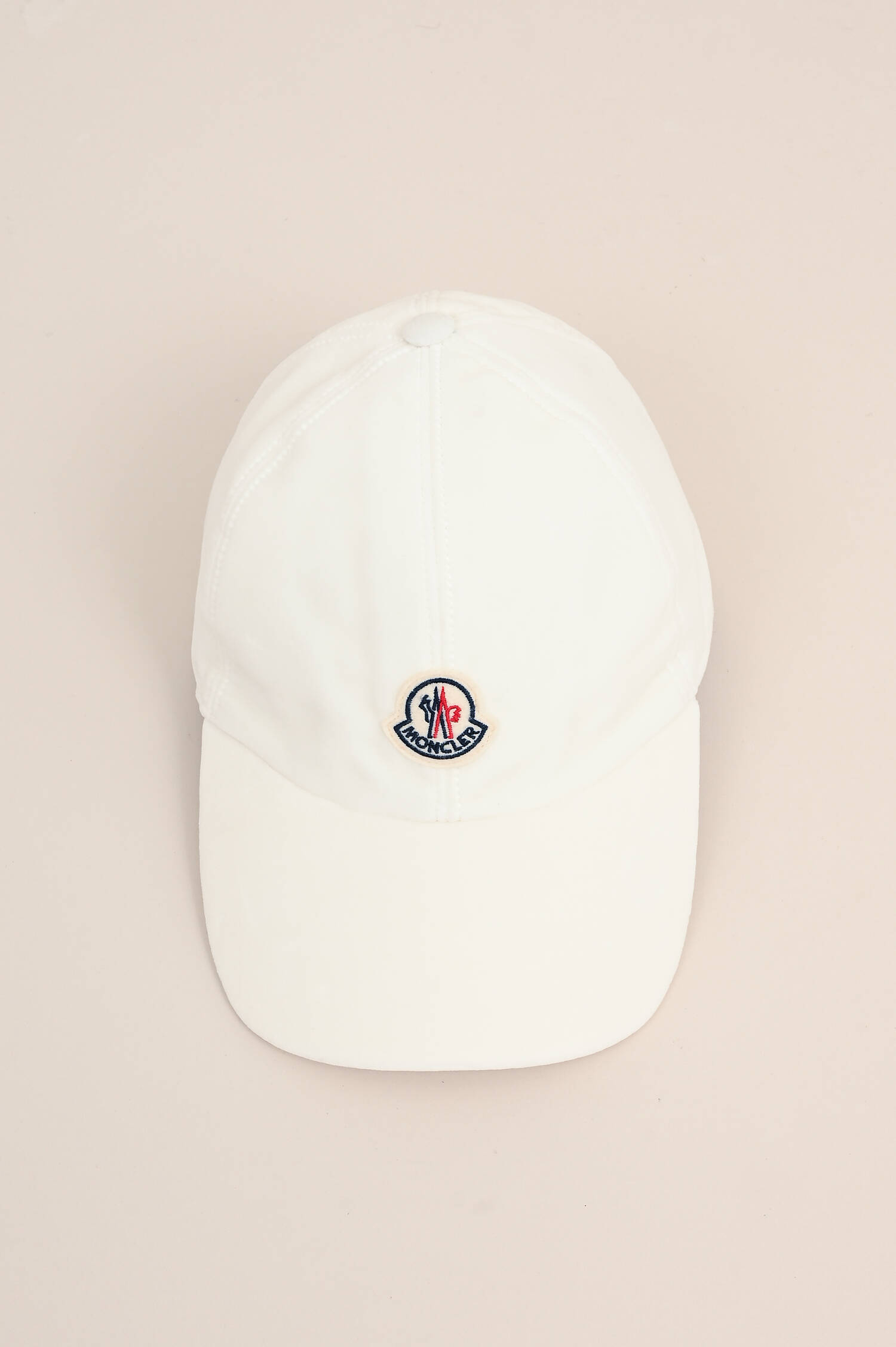 Basecap aus Samt in Natur