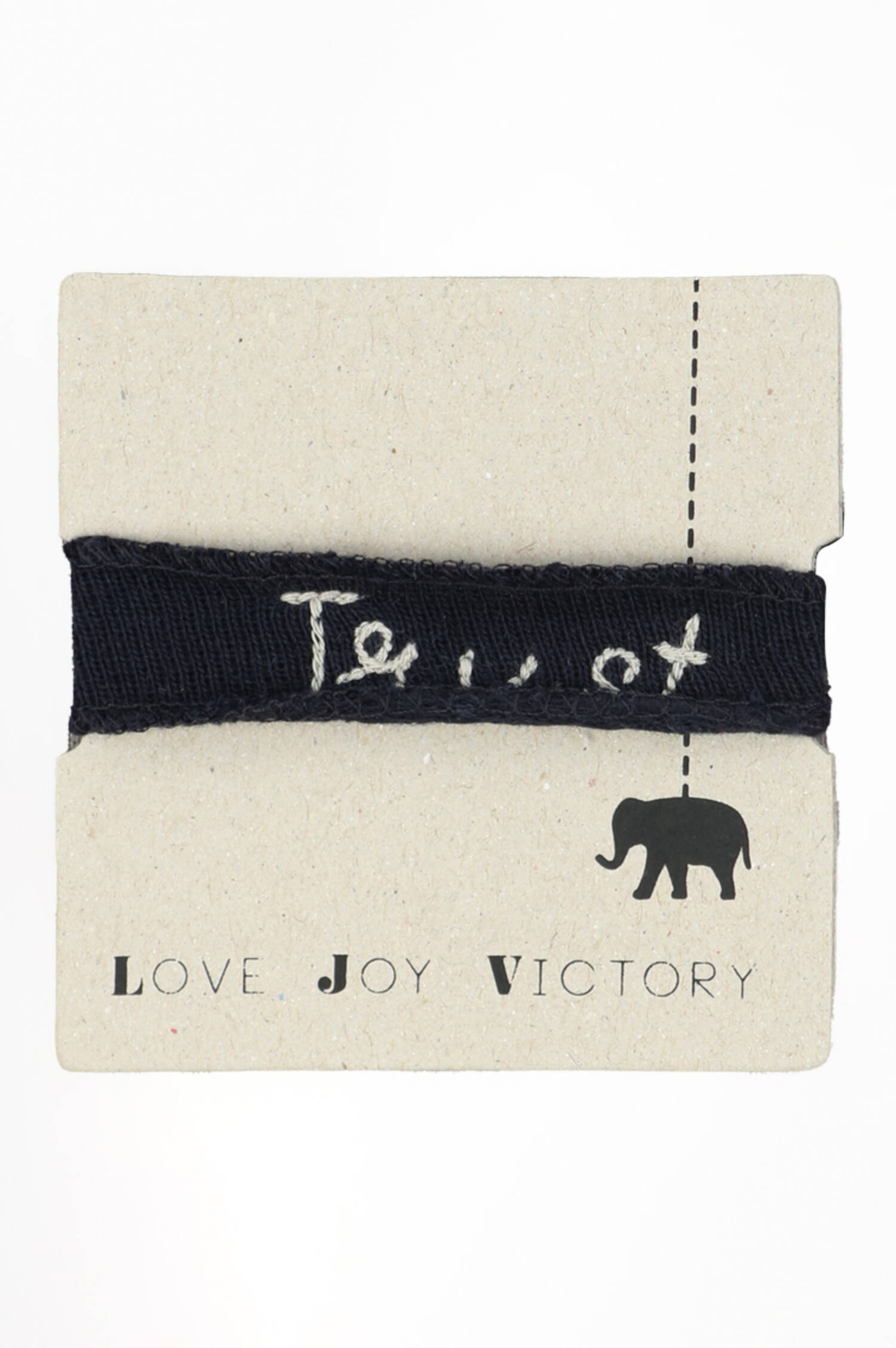 Armband aus Baumwolle -TRUST in Navy Armband aus Baumwolle -TRUST in Navy