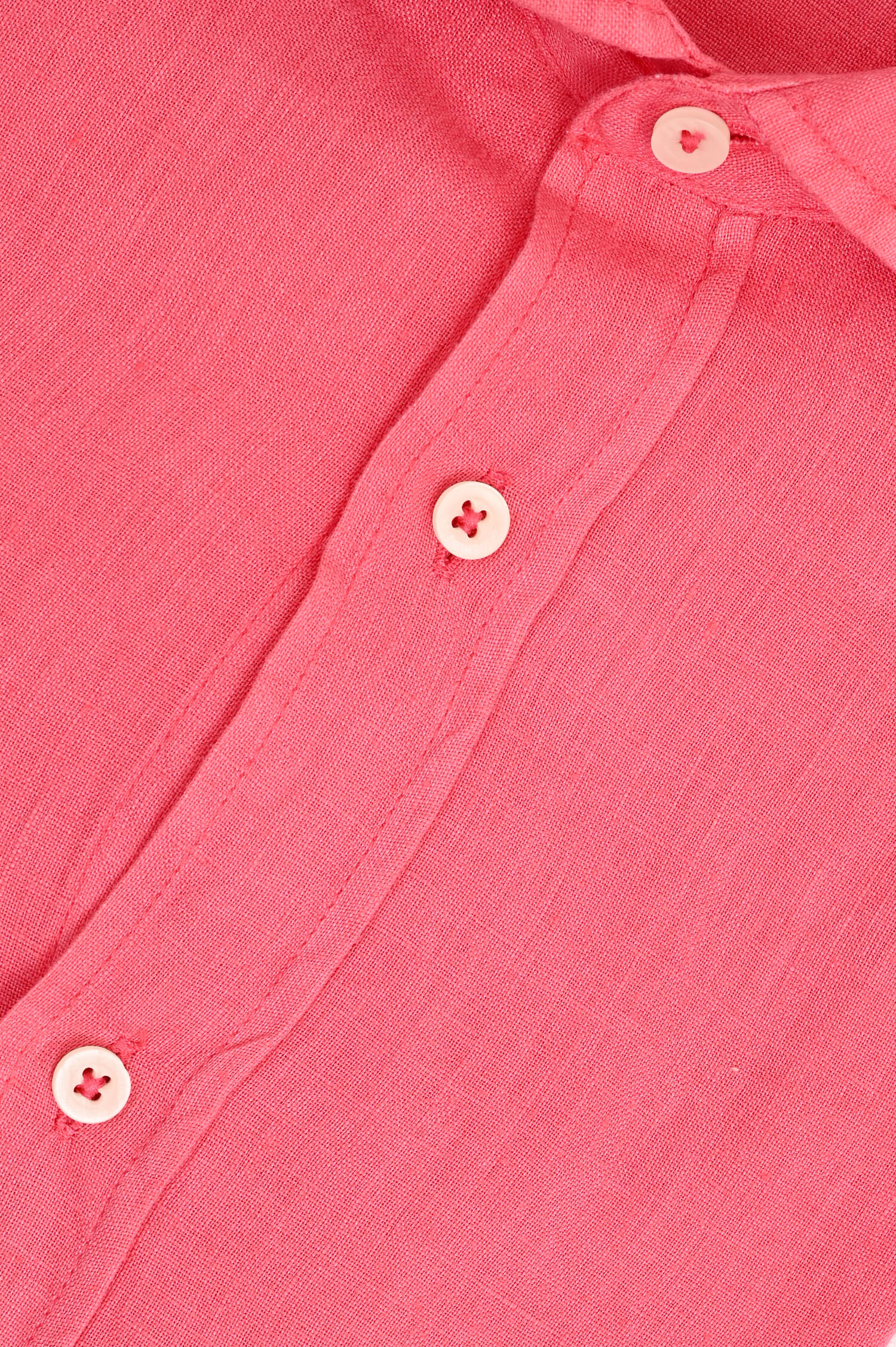 Leinenhemd in Coralpink