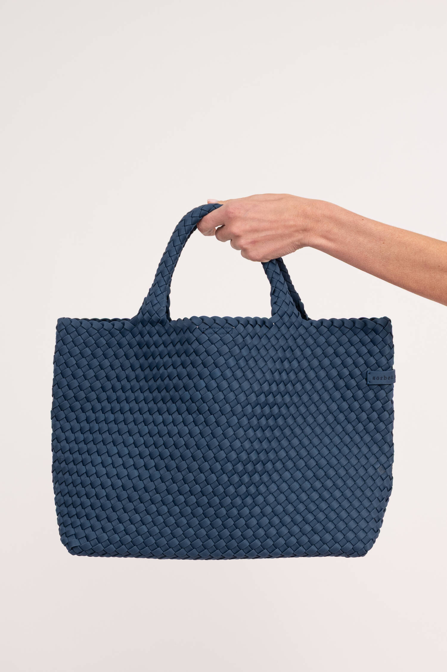 Neopren Tote Bag in Navy