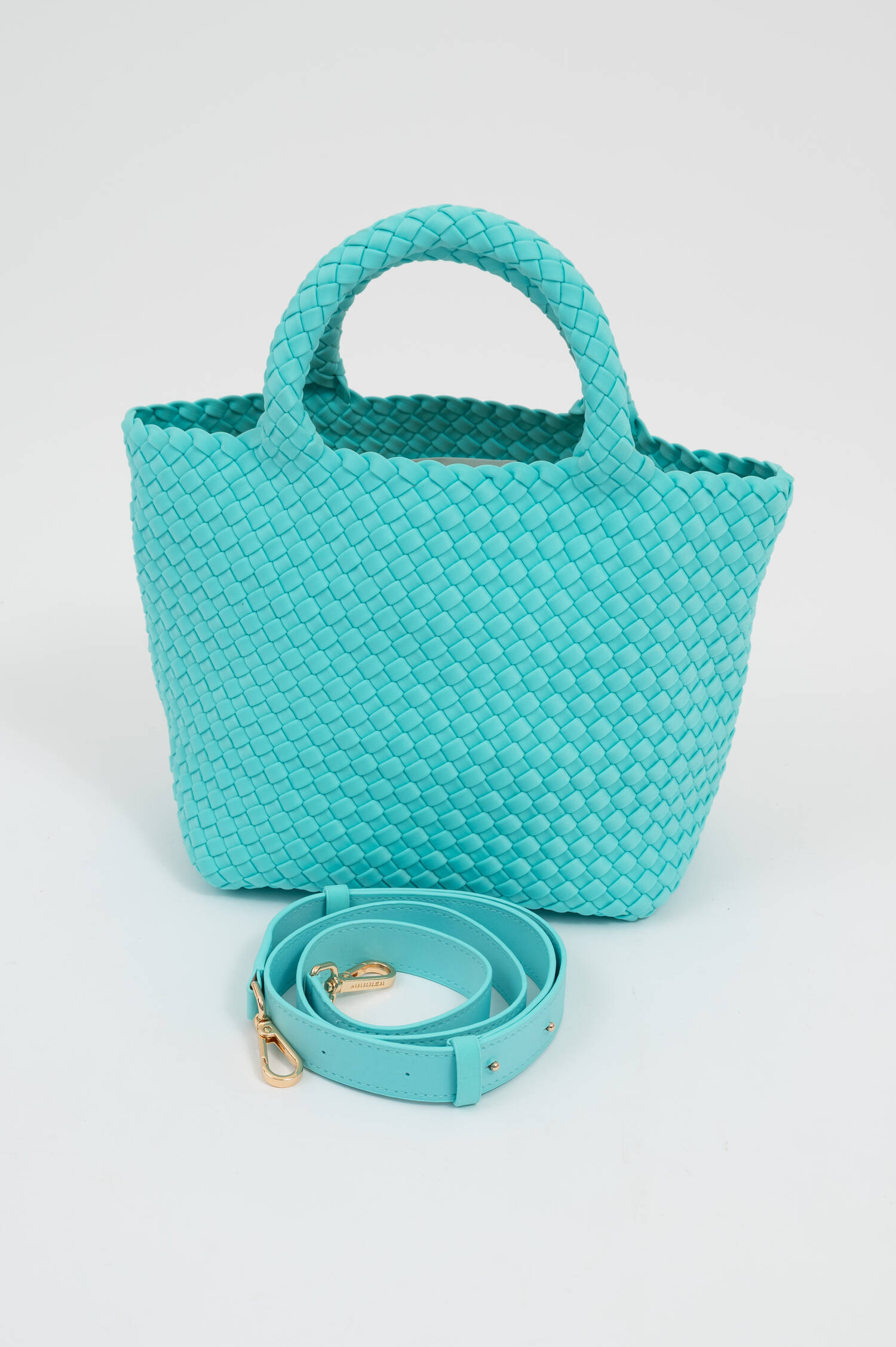 Neopren Midi Tasche CAPRI dORO in Türkis