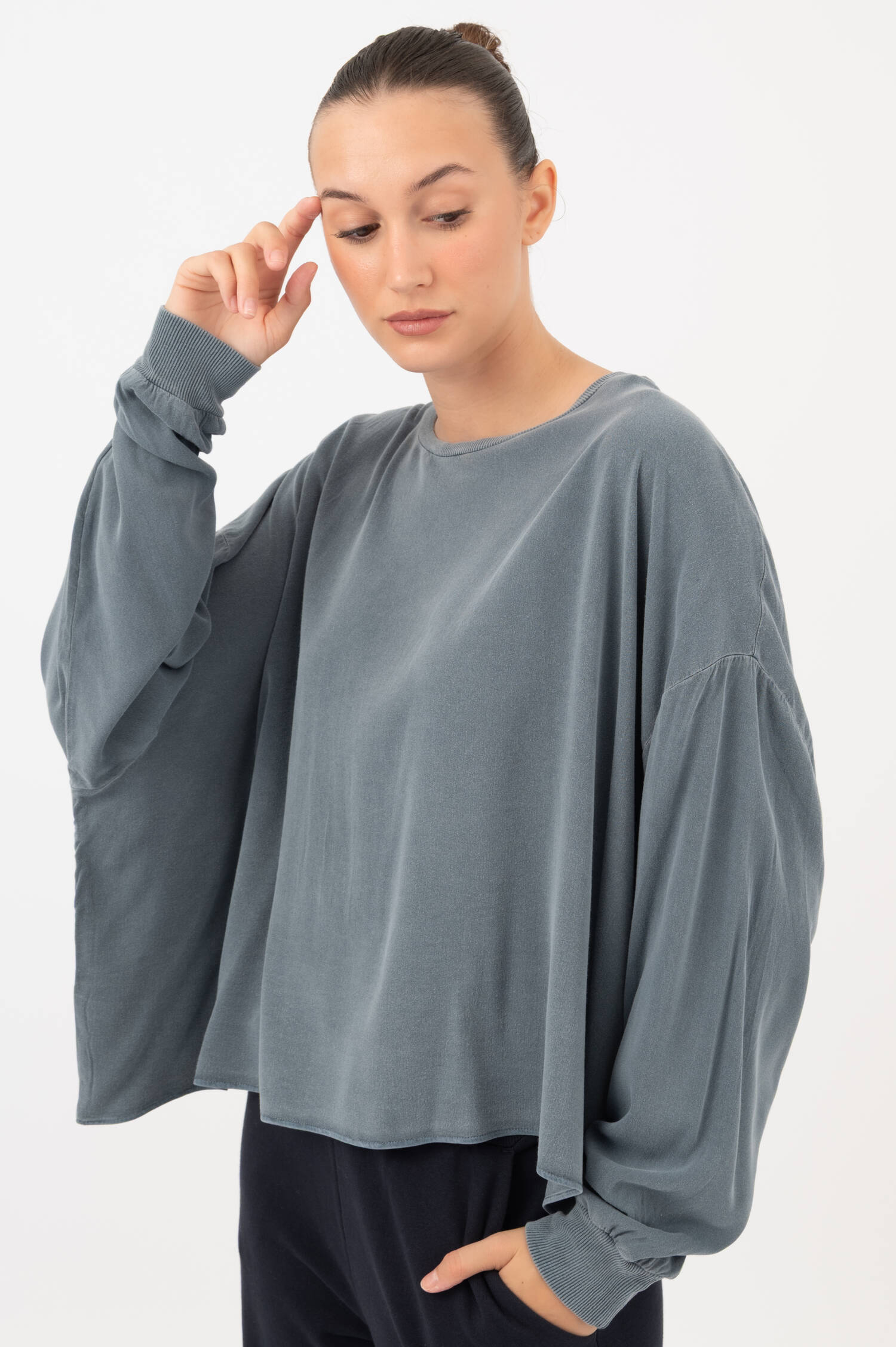 Pullover MOABY in Blaugrau