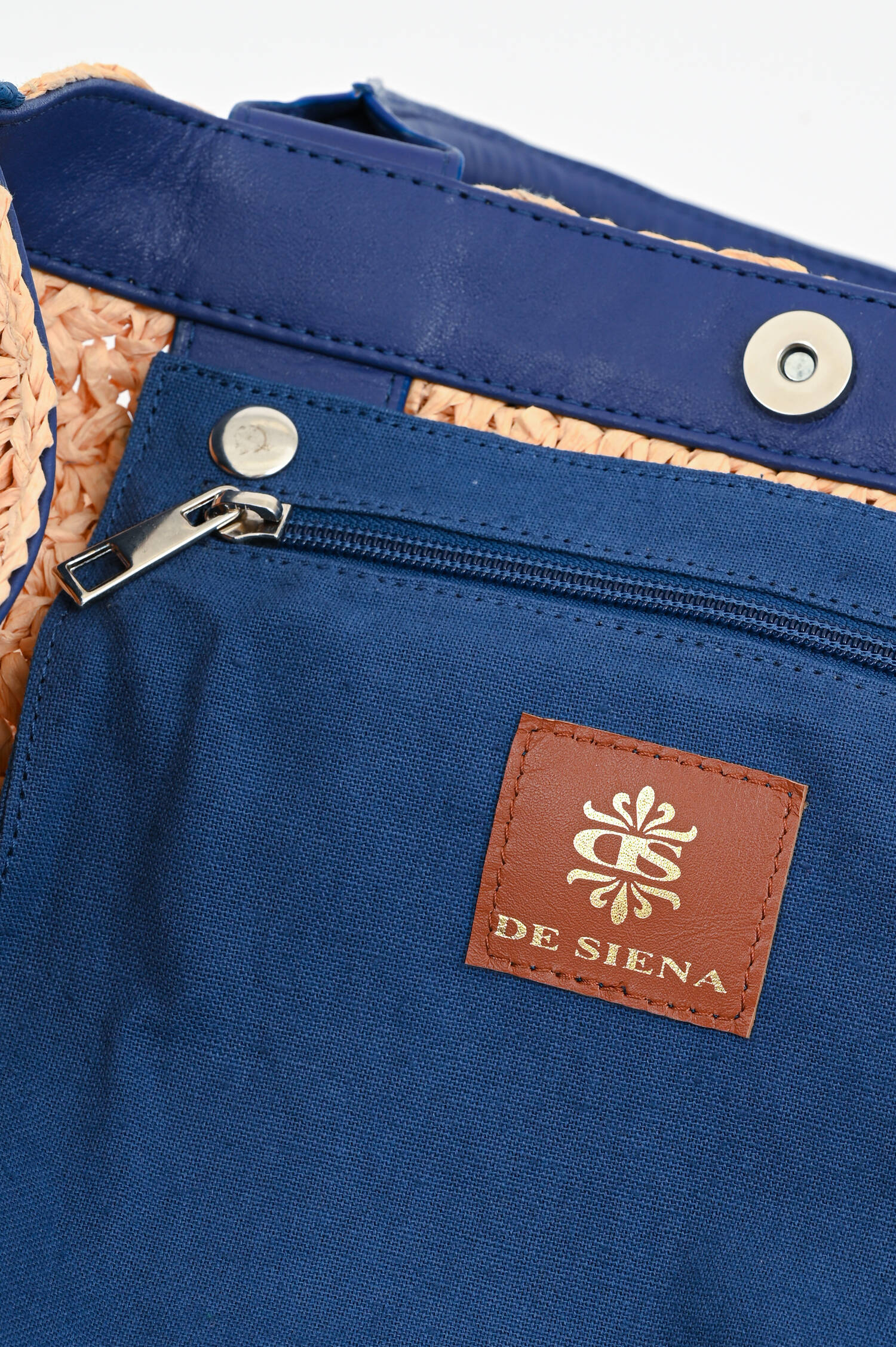 Strandtasche WÖRTHERSEE in Beige/Blau