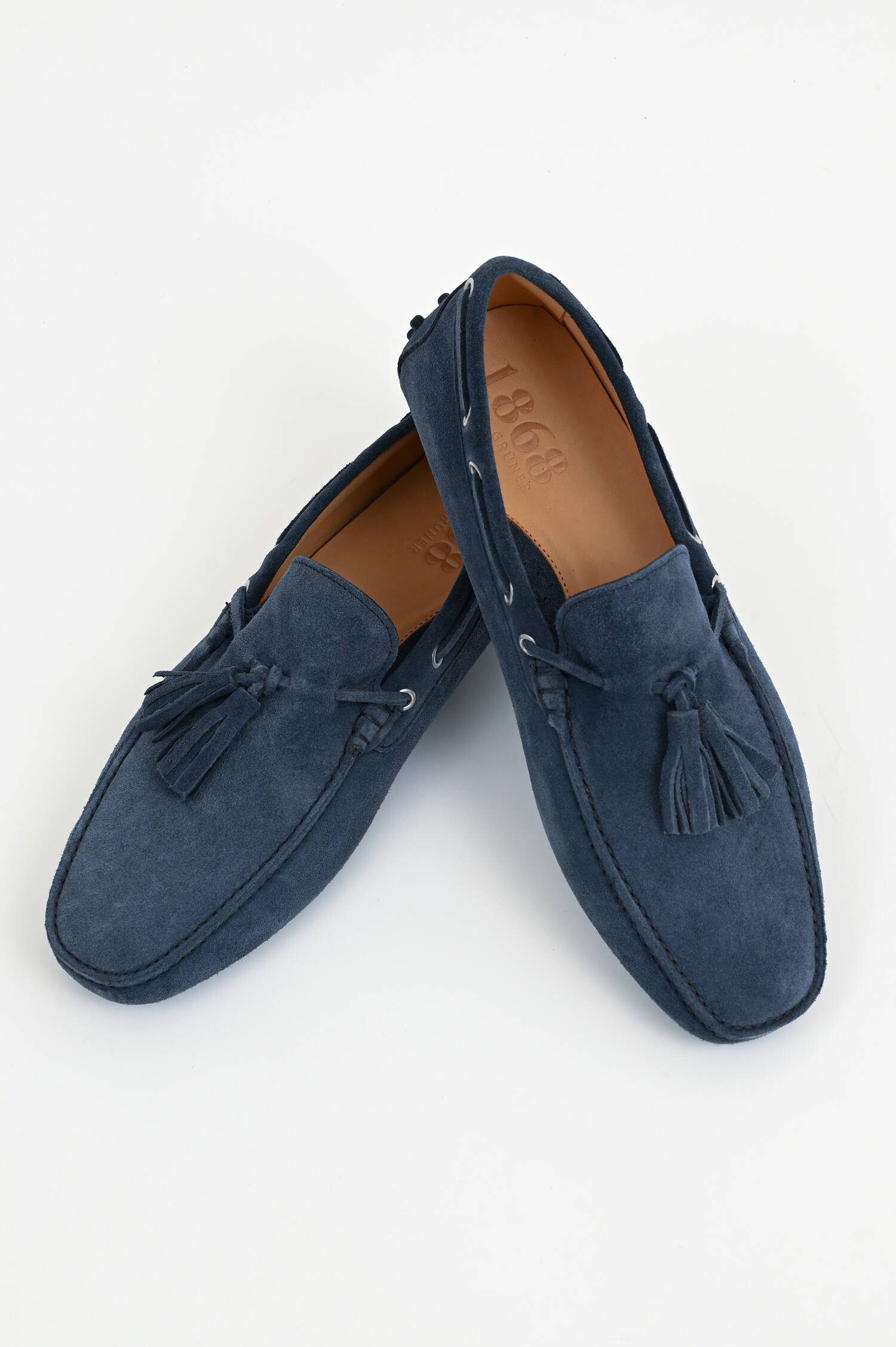 Tassel Mokassins in Ozeanblau