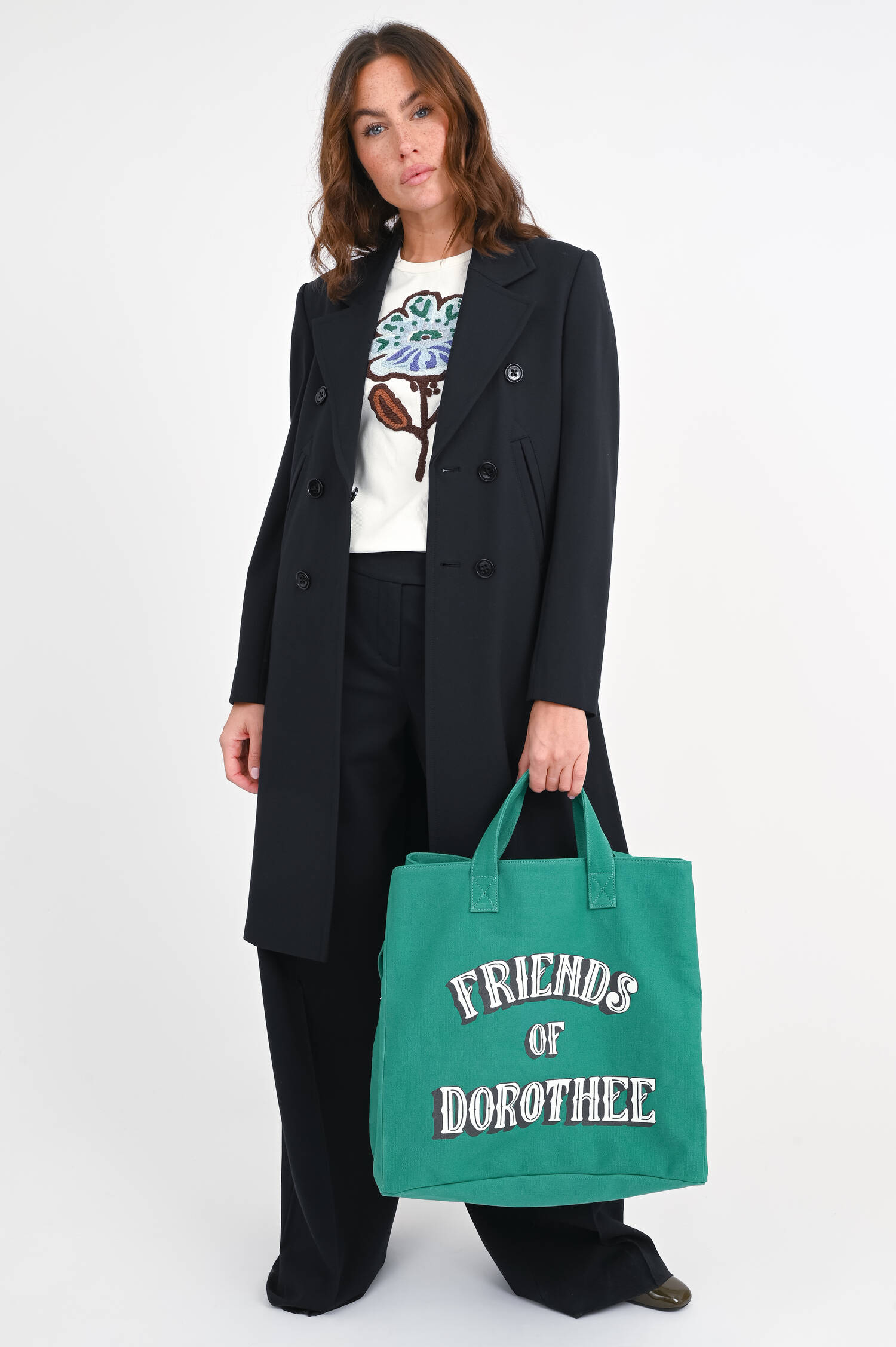 Canvas Tote Bag in Grün Canvas Tote Bag in Grün