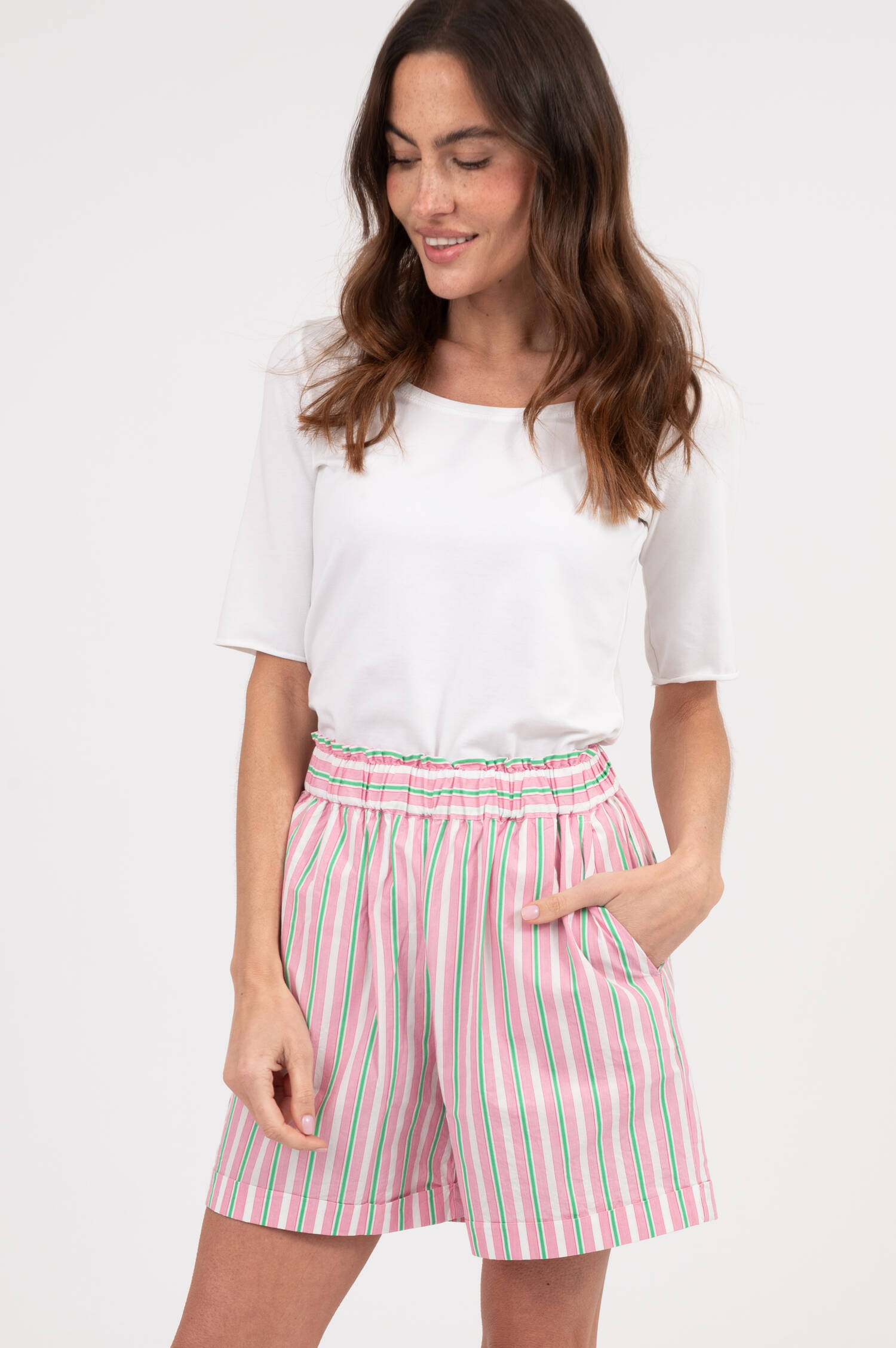 Shorts BRENDA in Pink/Grün