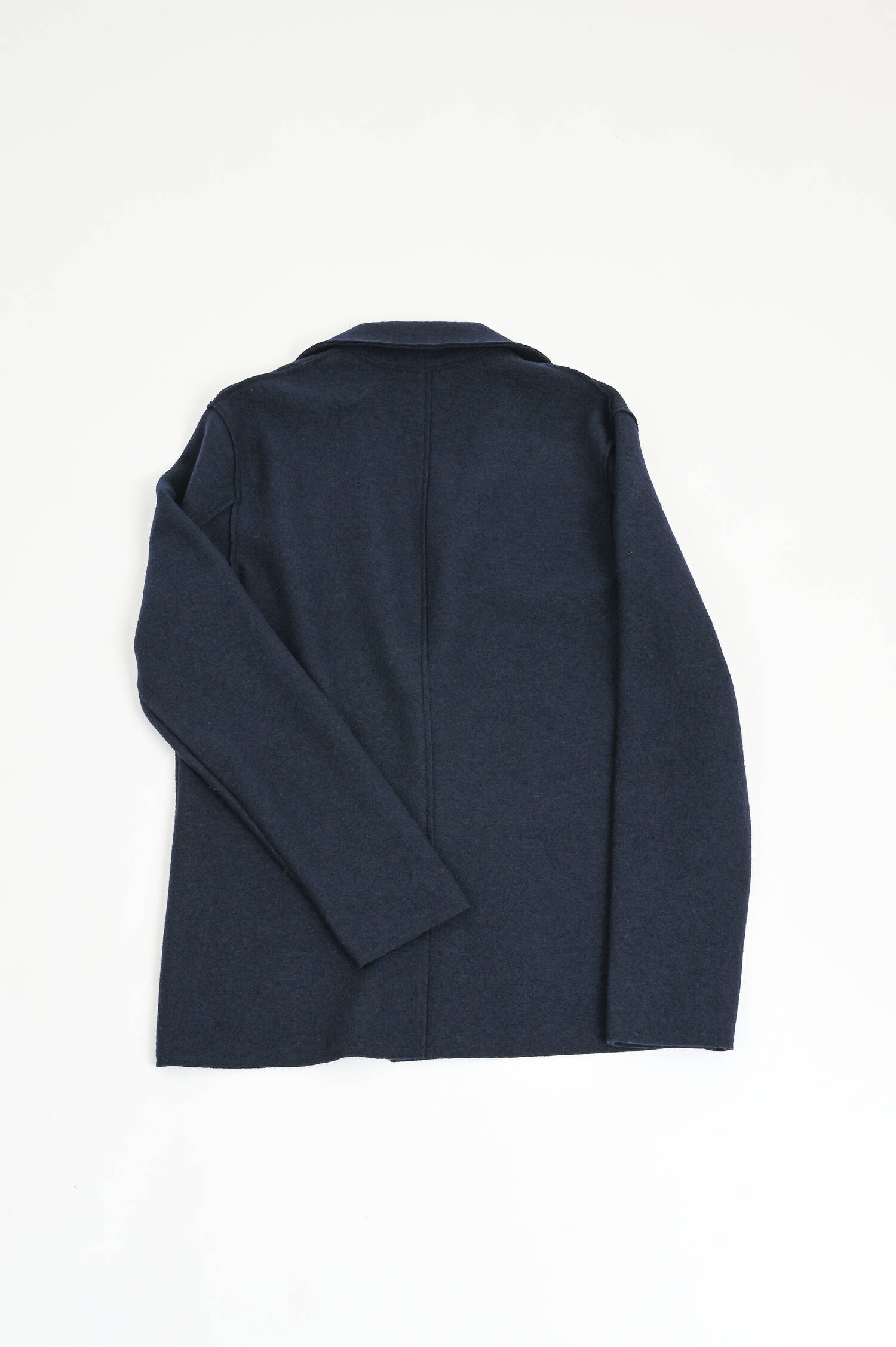 Strick-Sakko aus Wolle in Navy