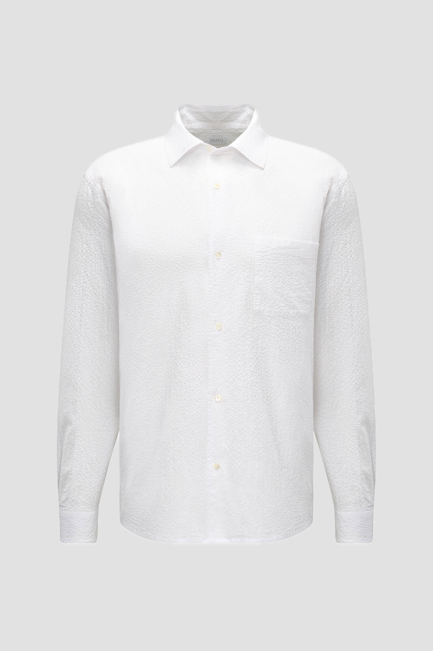 Hemd CLOUDY SEERSUCKER in Weiß