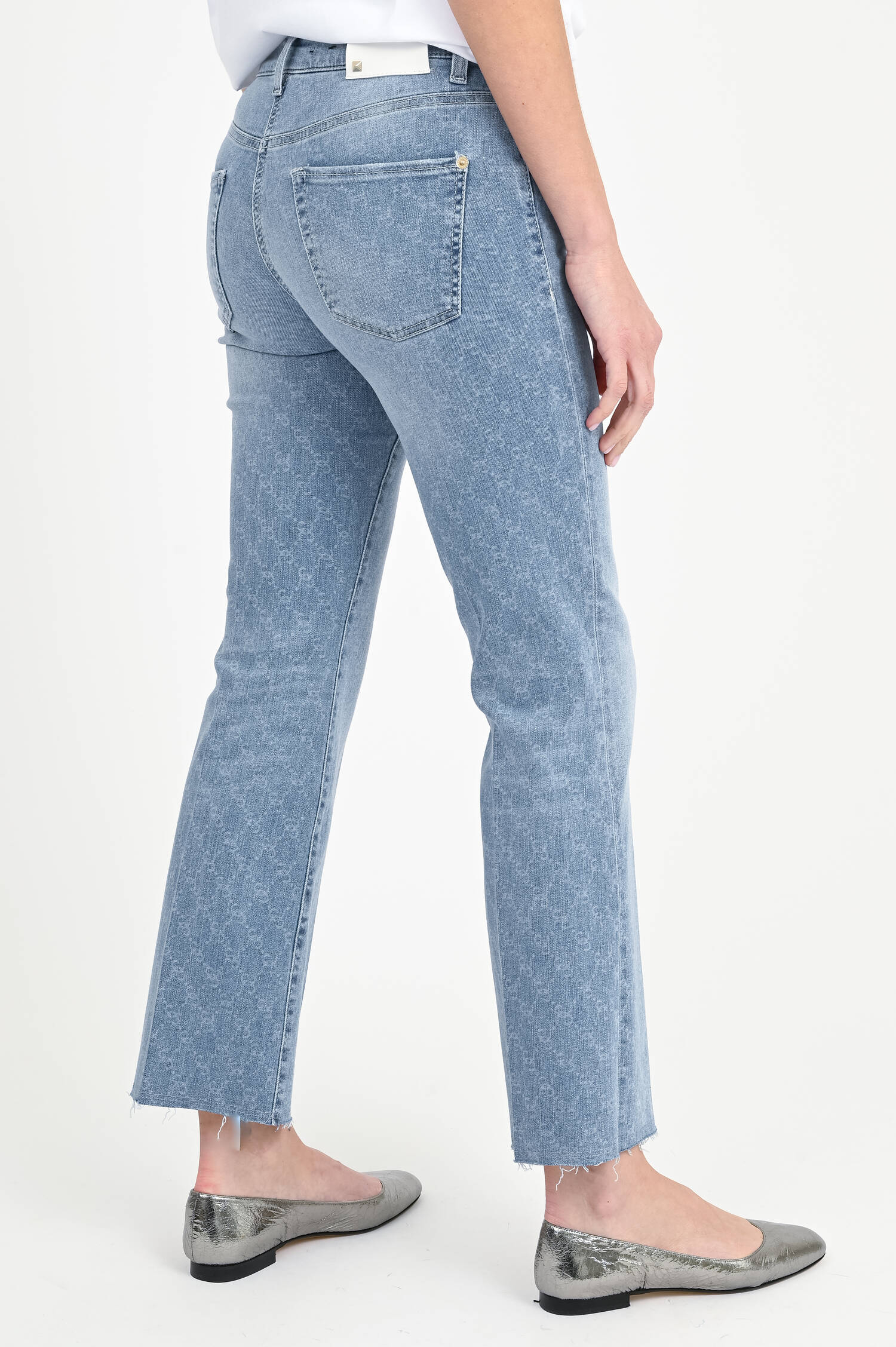 Dezent gemusterte Jeans PARIS EASY in Hellblau