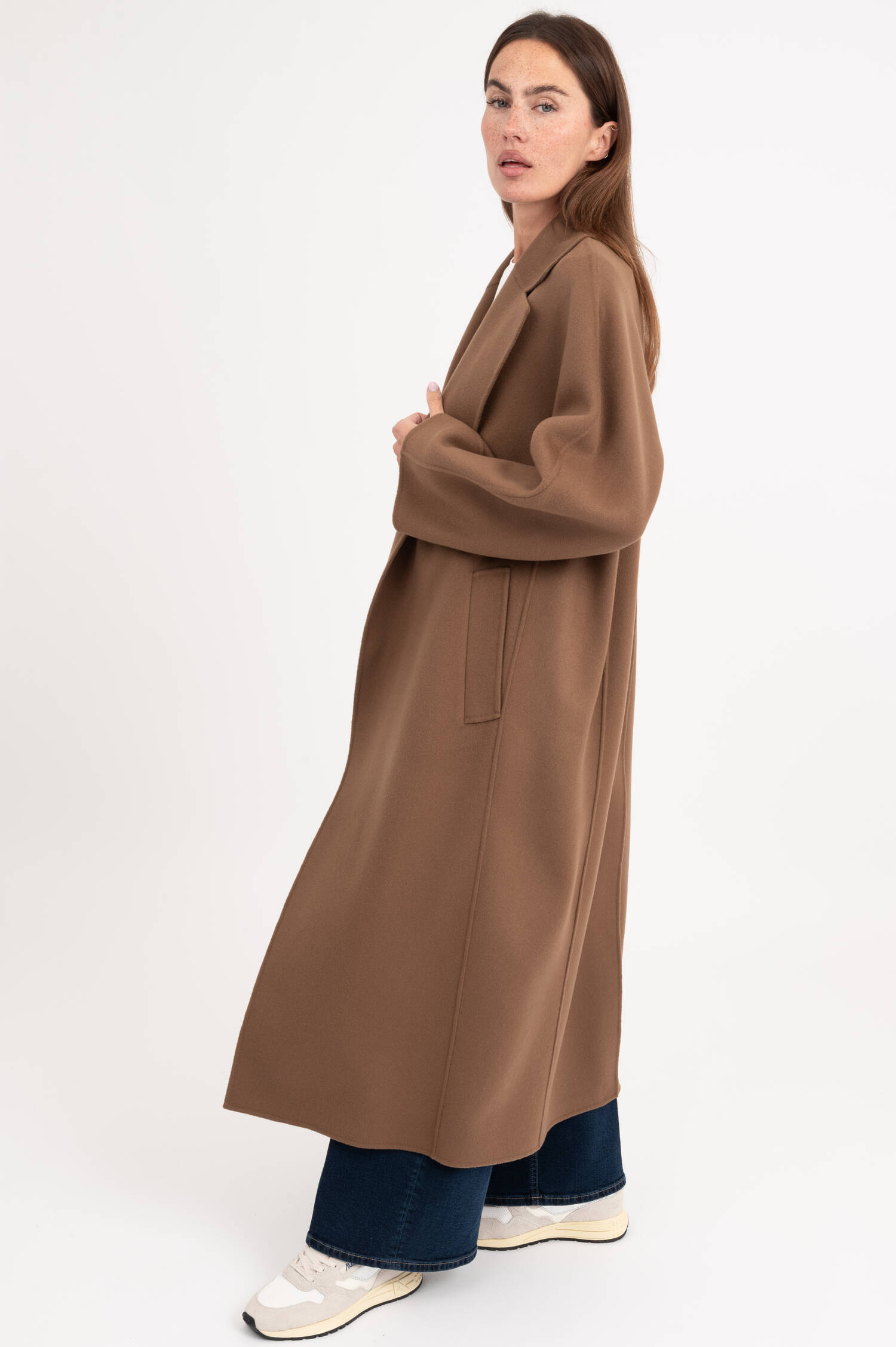 Wollmantel PENELOPE in Camel Wollmantel PENELOPE in Camel