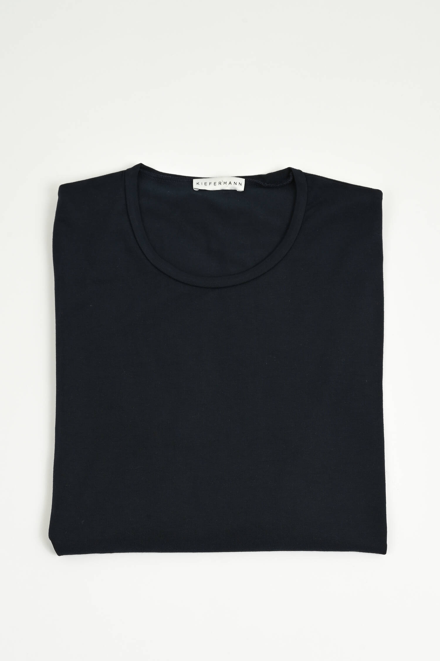 Kurzarm-Shirt HERO aus Baumwoll-Modal-Mix in Navy