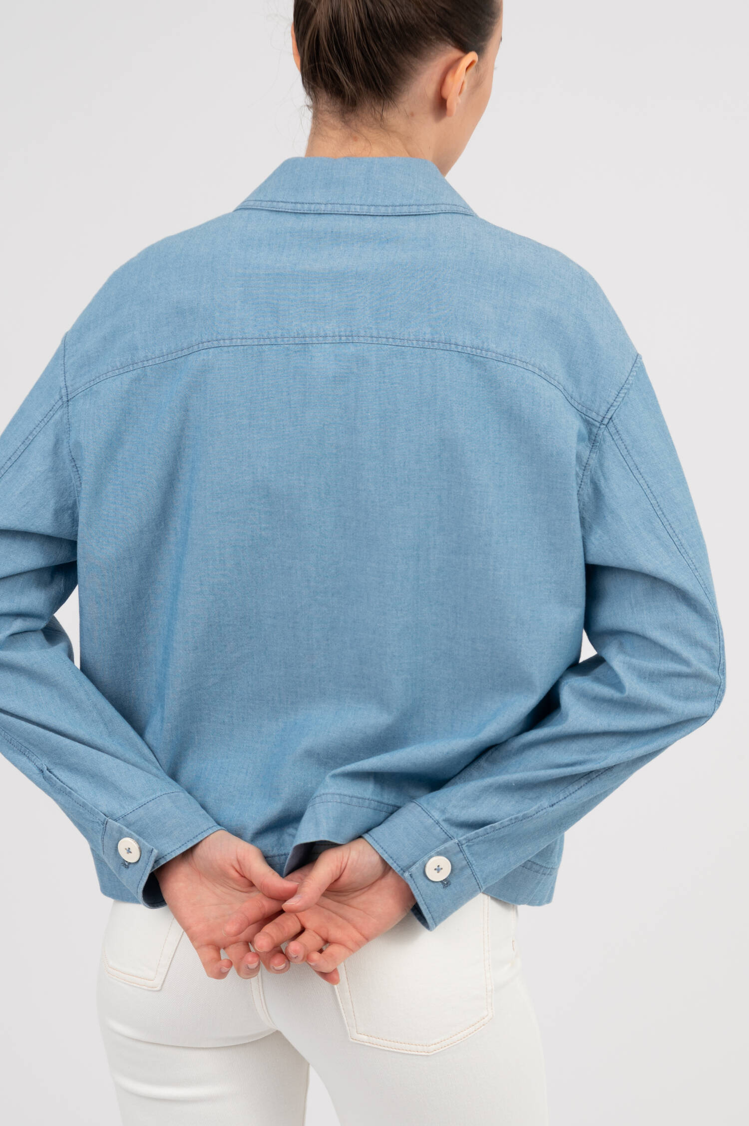 Shirtjacke in Denimblau Shirtjacke in Denimblau