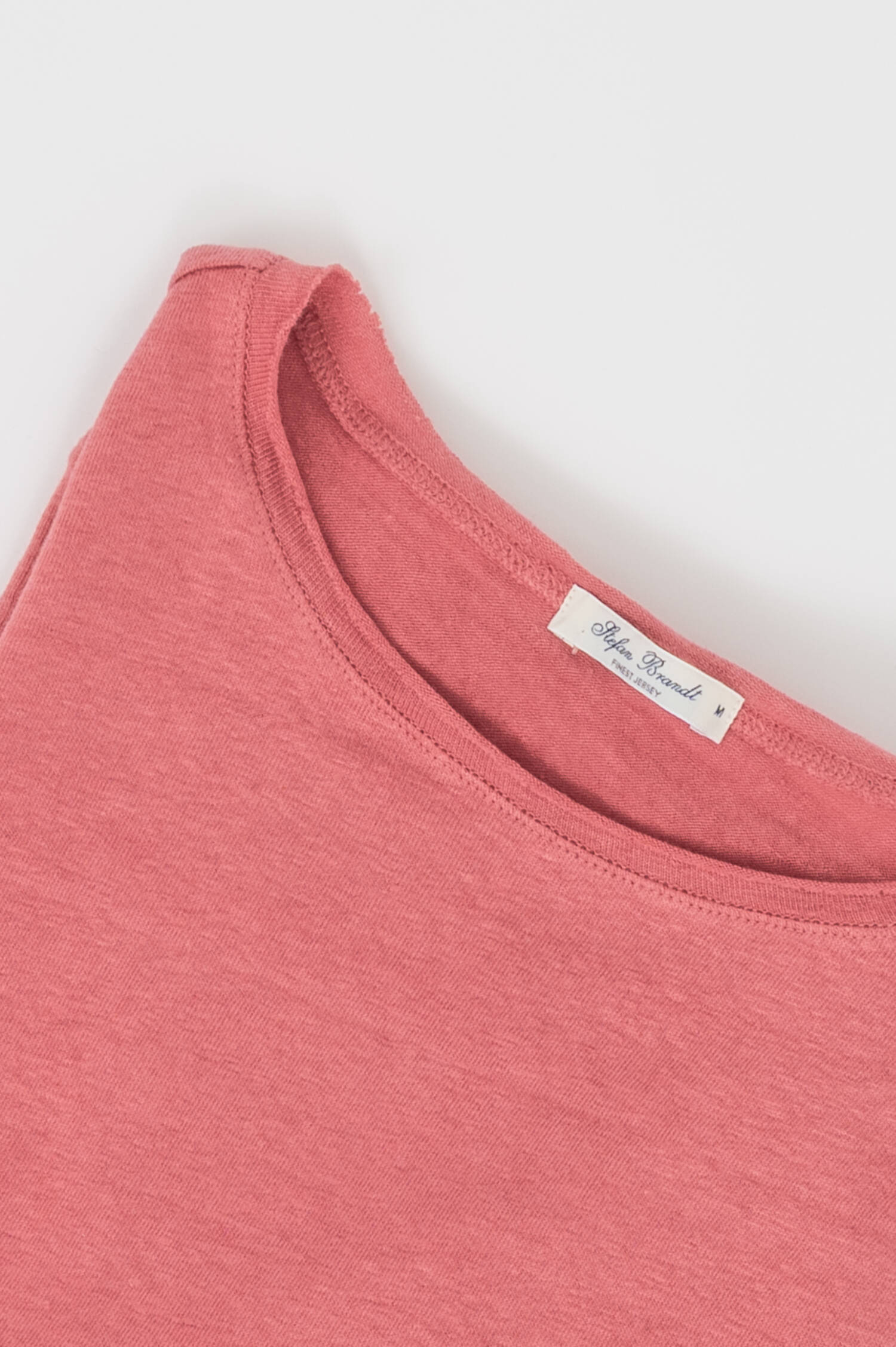 Leinen Langarmshirt LEONARD in Rostrot