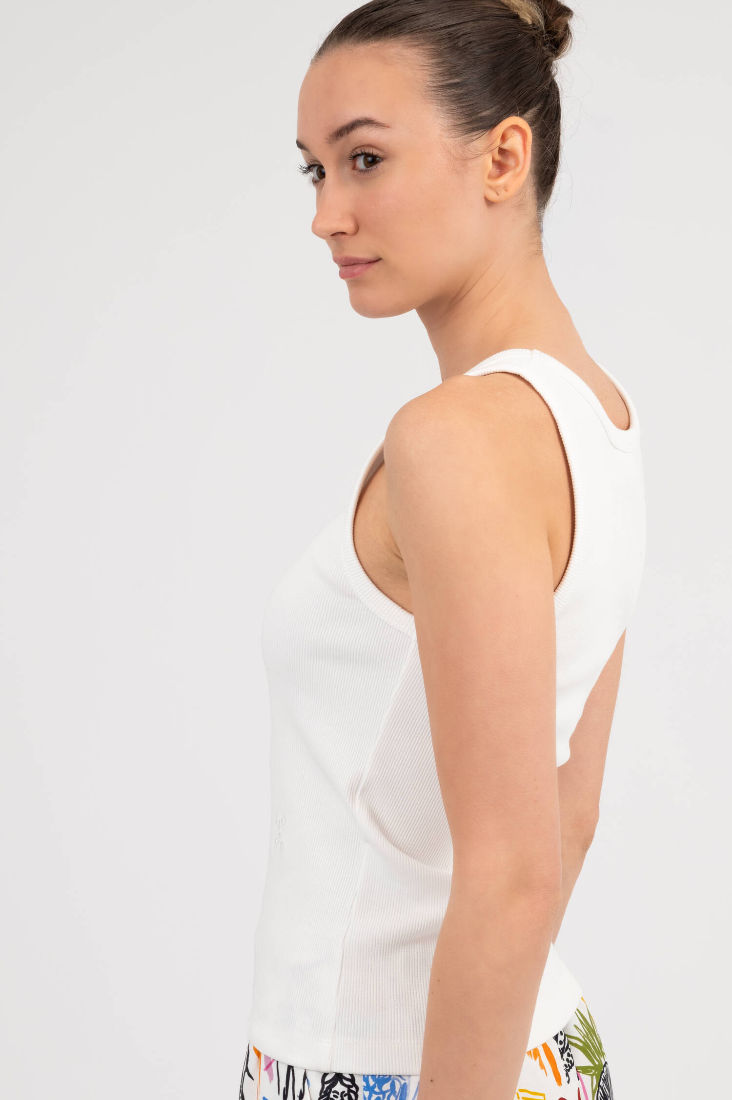 Tanktop mit Stretchanteil in Ivory Tanktop mit Stretchanteil in Ivory