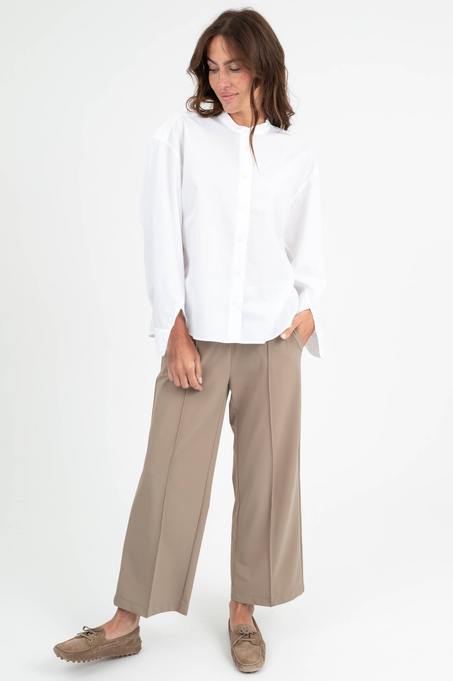 Oversize Bluse NEW YORK in Weiß