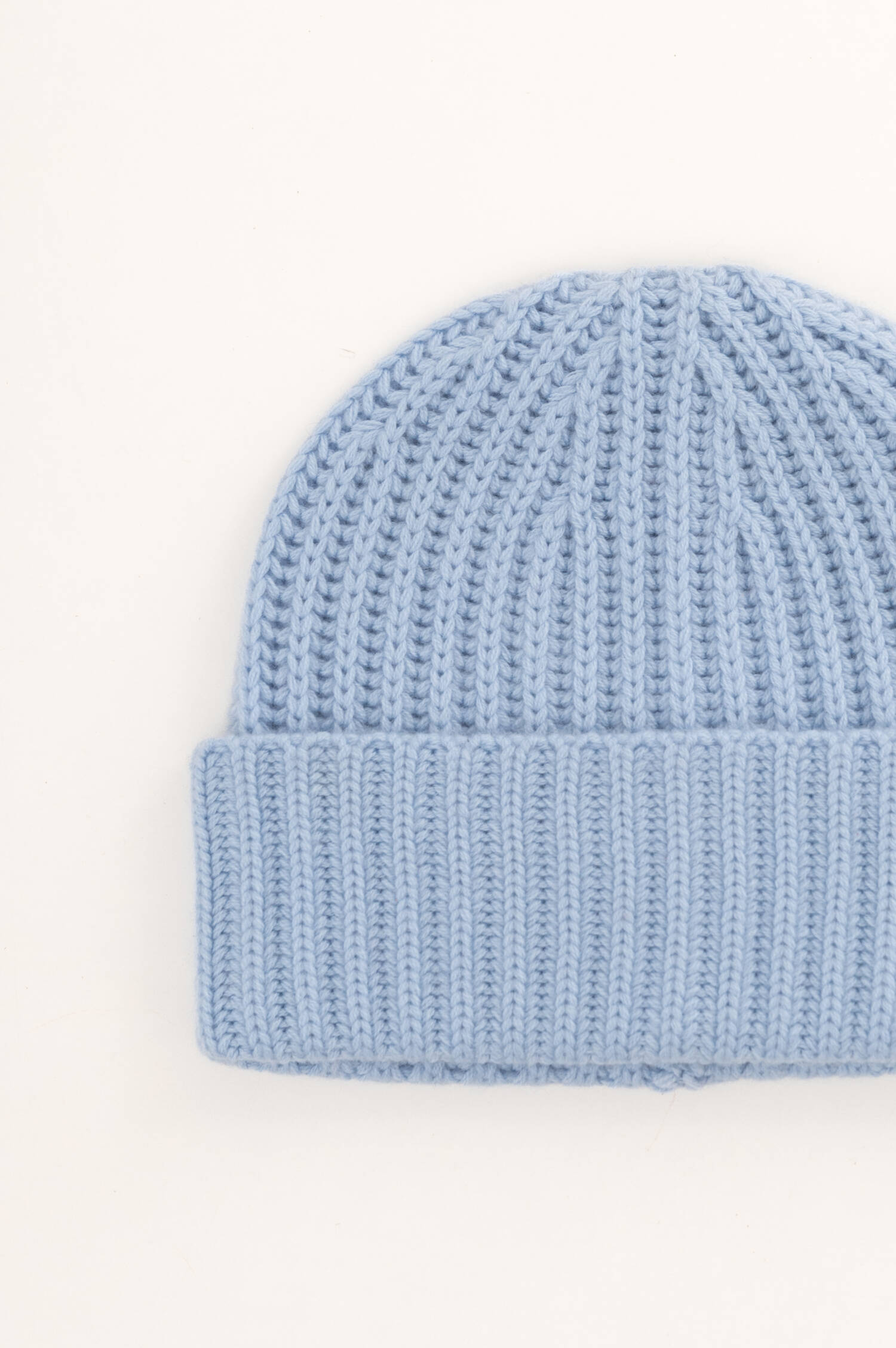 Woll-Cashmere-Beanie in Hellblau Woll-Cashmere-Beanie in Hellblau