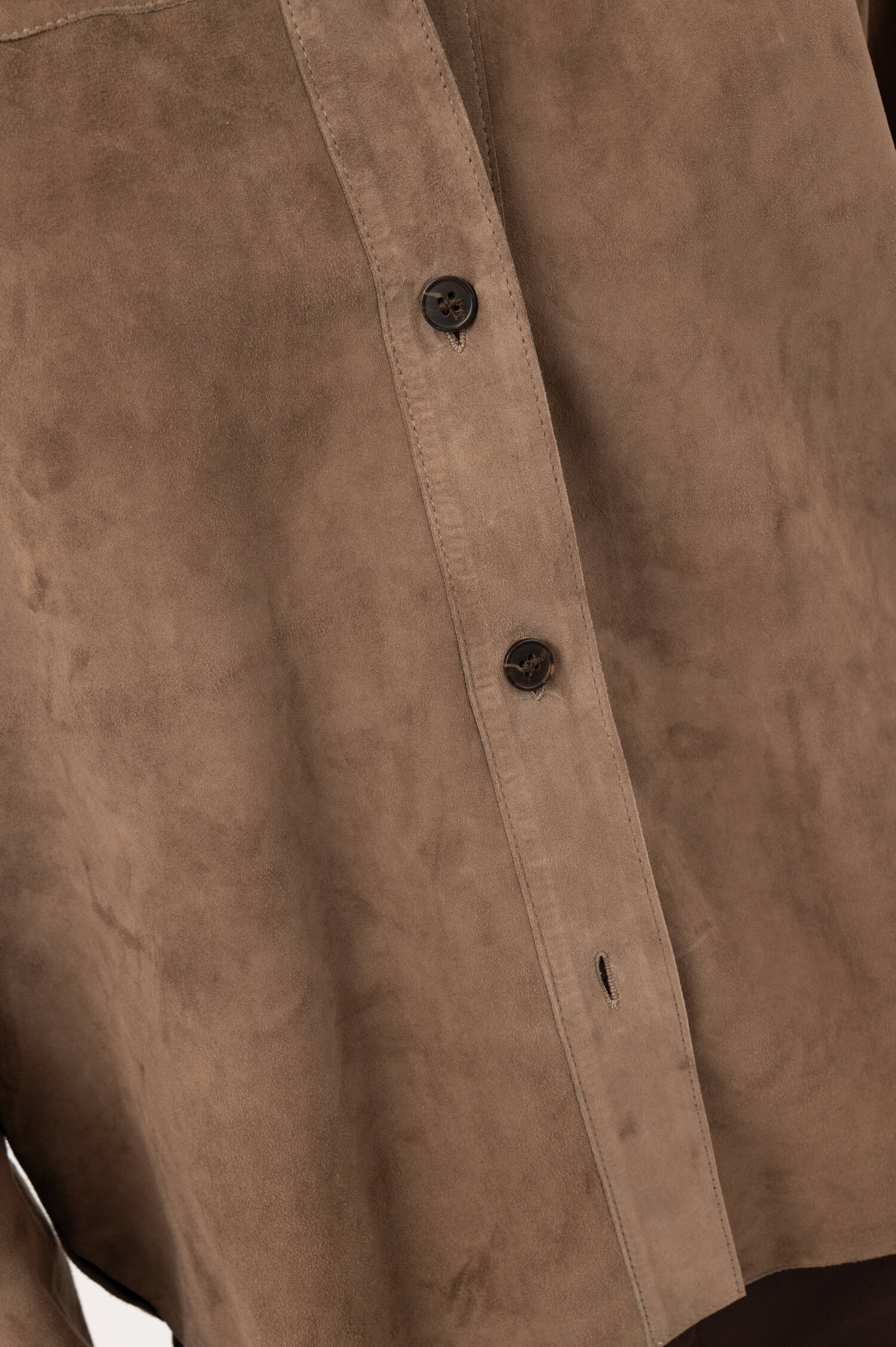 Suede Lederjacke FENNA in Taupe