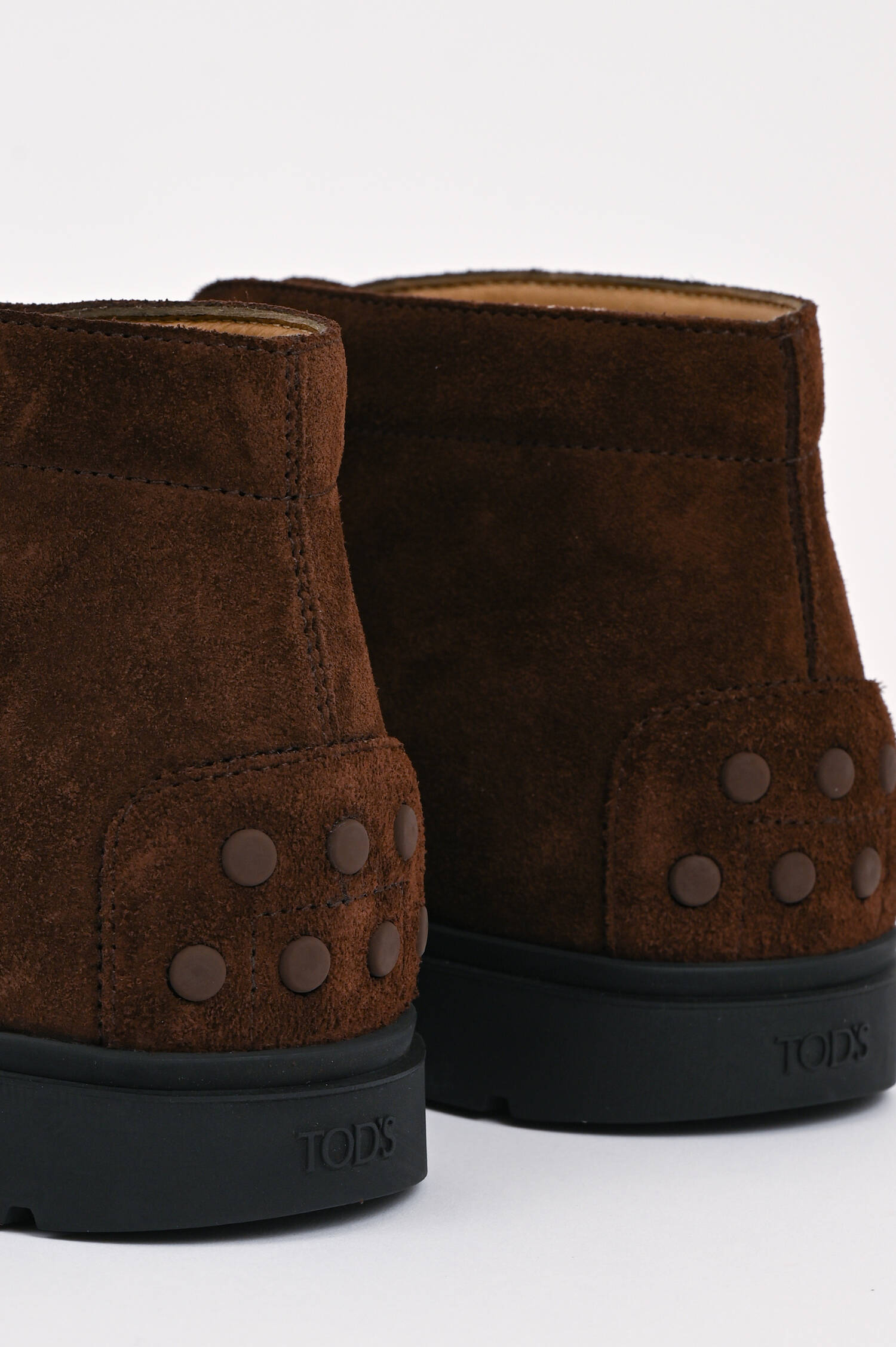 Veloursleder Stiefelette in Braun Veloursleder Stiefelette in Braun