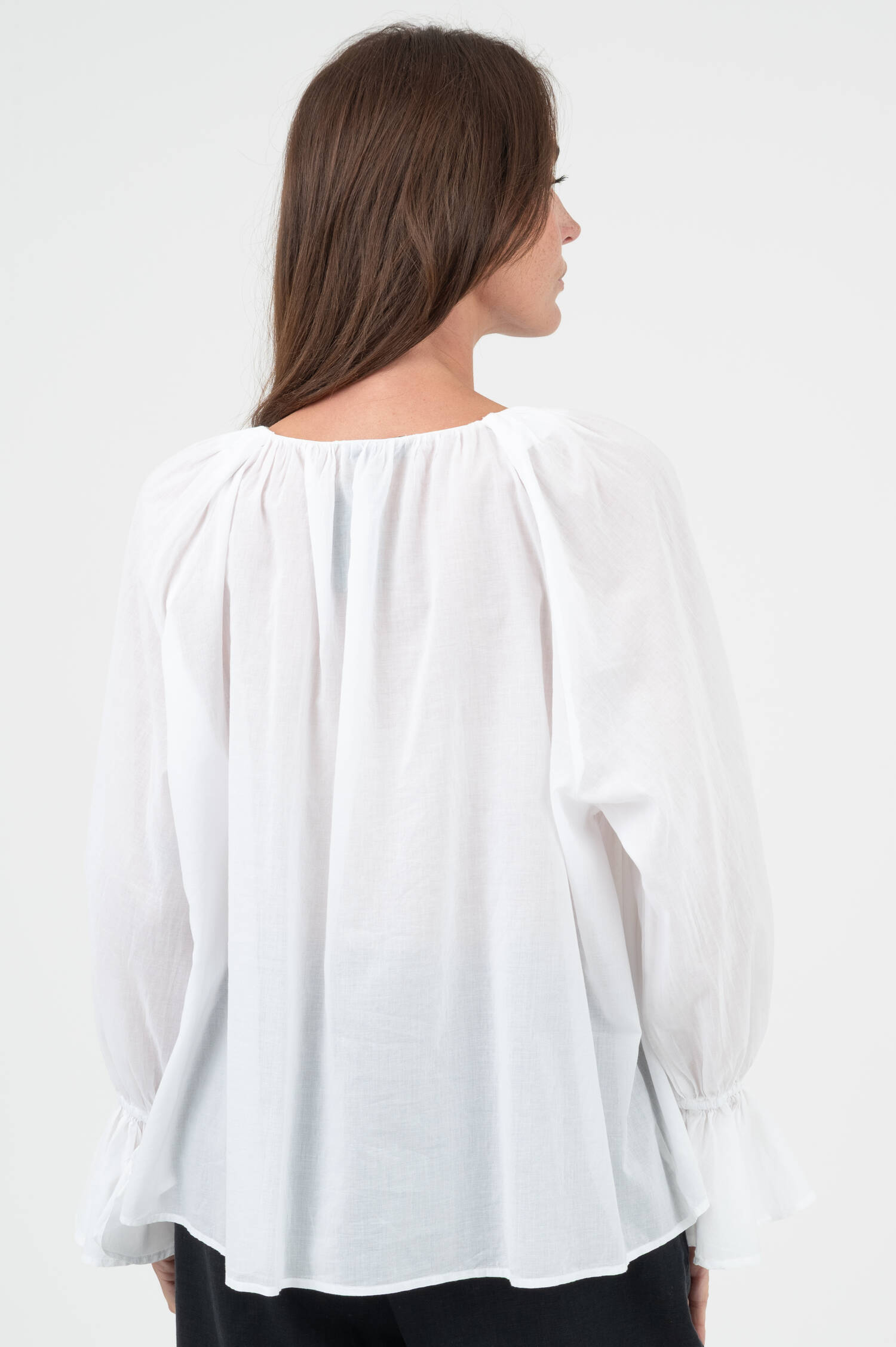 Bluse CARMEN in Weiß