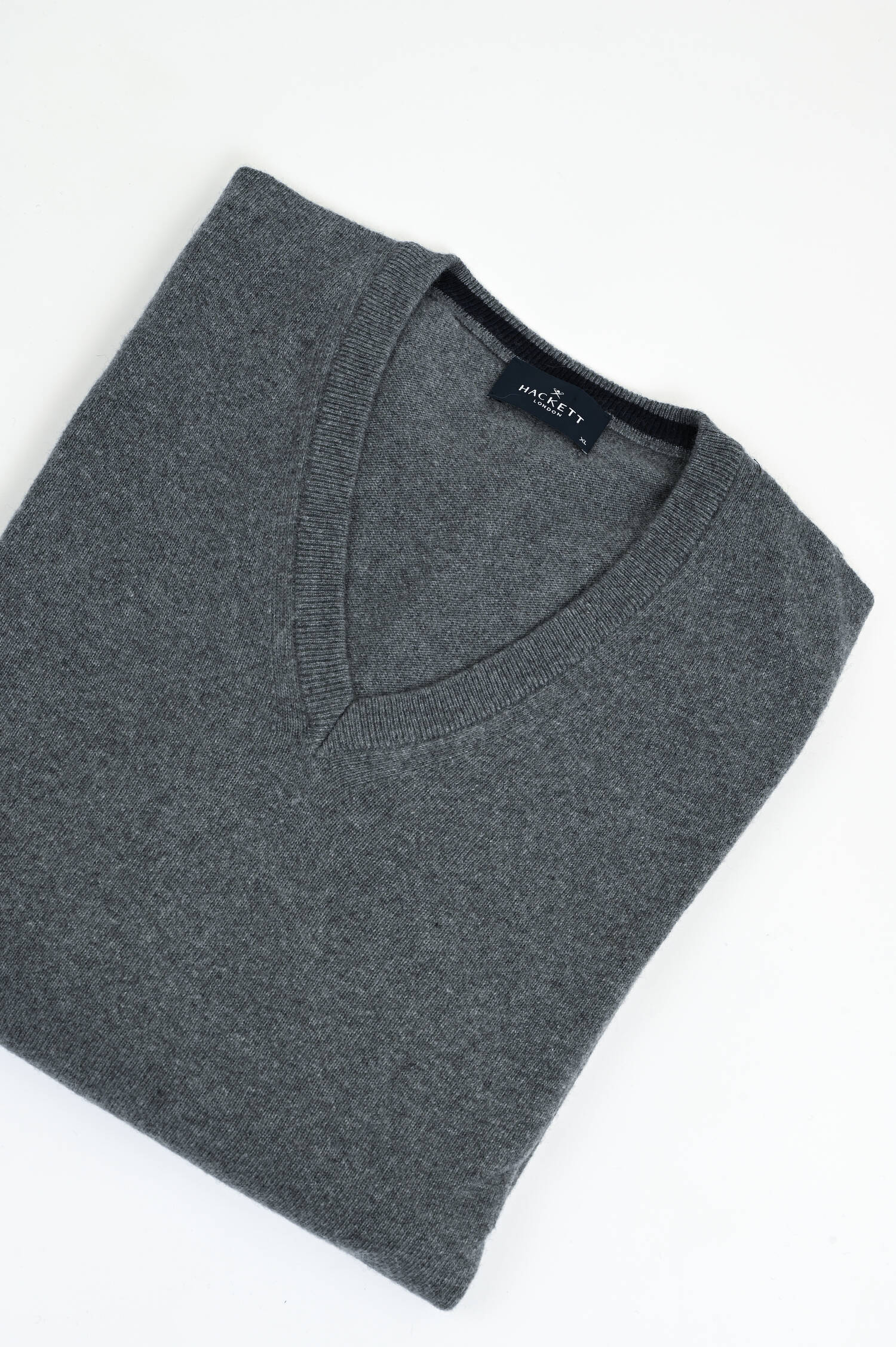 Pullover aus Wolle-Cashmere-Mix in Anthrazit