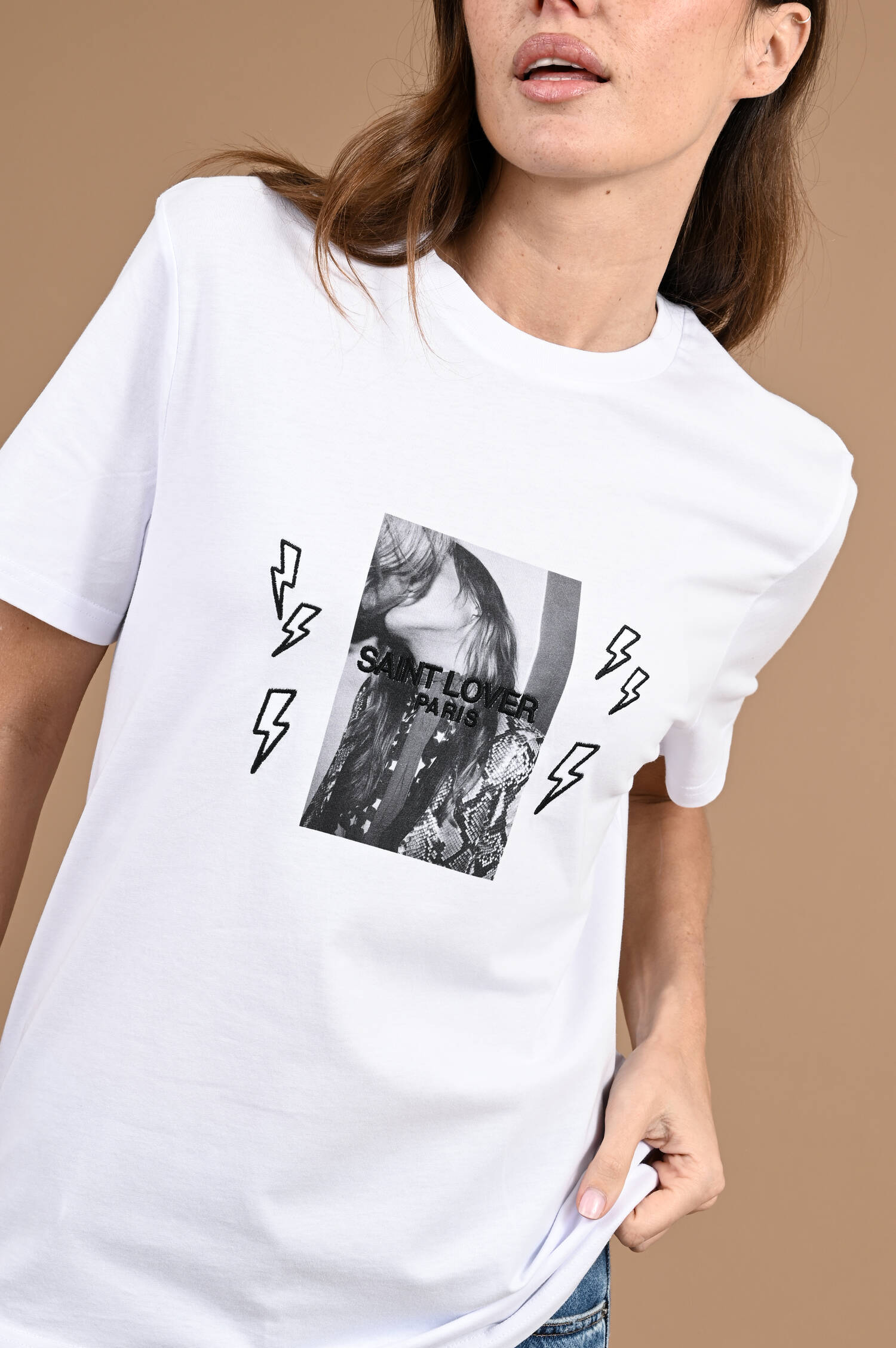 T-Shirt KISS ME in Weiß T-Shirt KISS ME in Weiß
