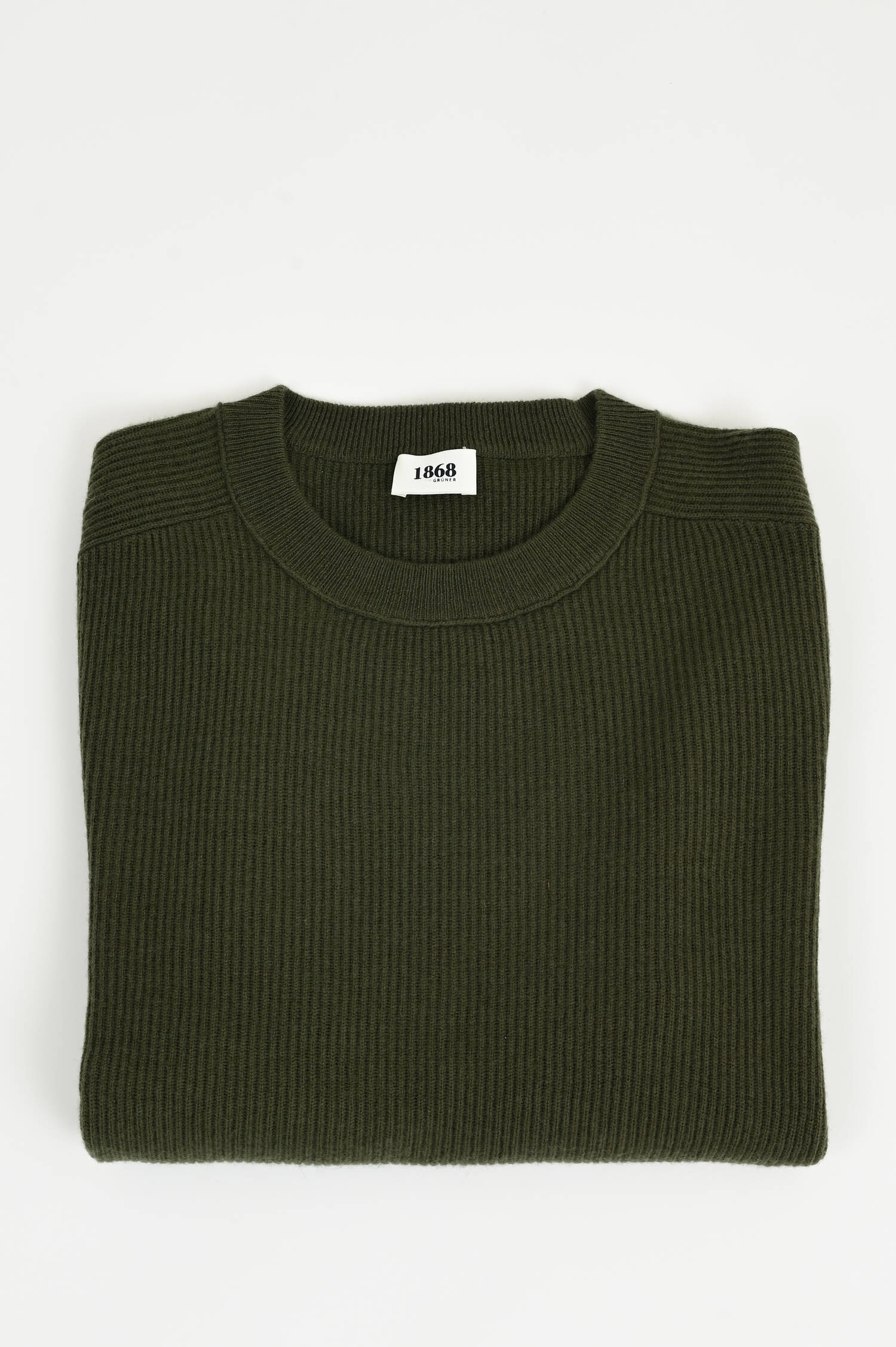 Pullover aus Woll-Cashmere-Mix  in Oliv